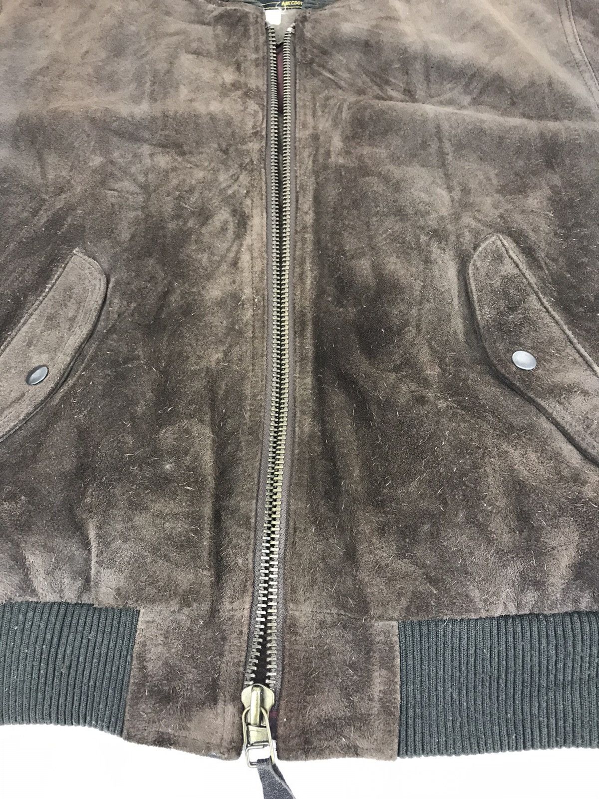 Other Vintage Classic Leather Bomber Jacket Anecdot Size US L / EU 52-54 / 3 - 11 Thumbnail