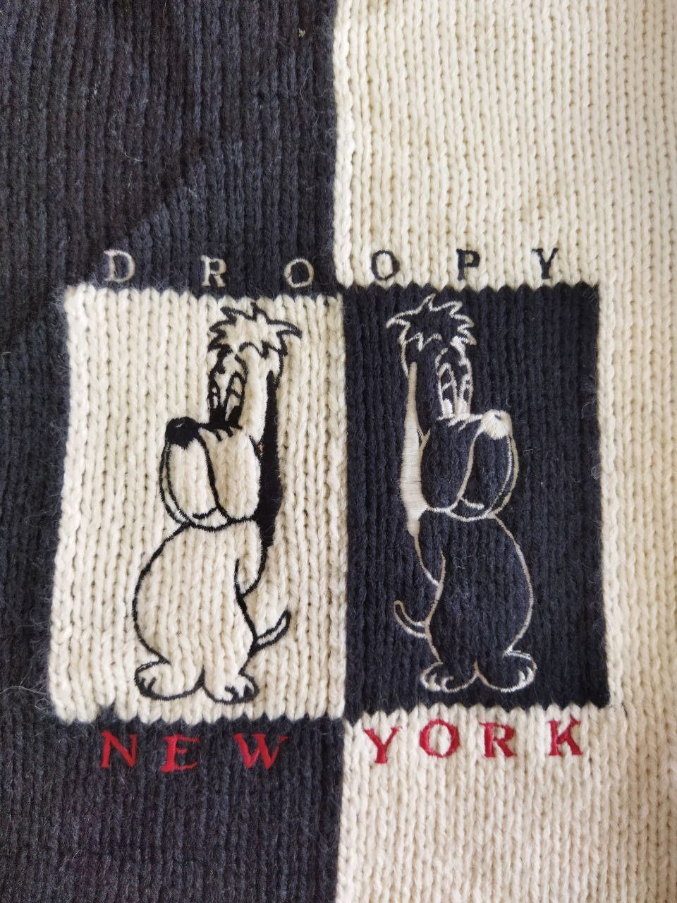 Vintage Vintage 90s Tex Avery Droopy Turner Ent. Knitwear Size US M / EU 48-50 / 2 - 2 Thumbnail