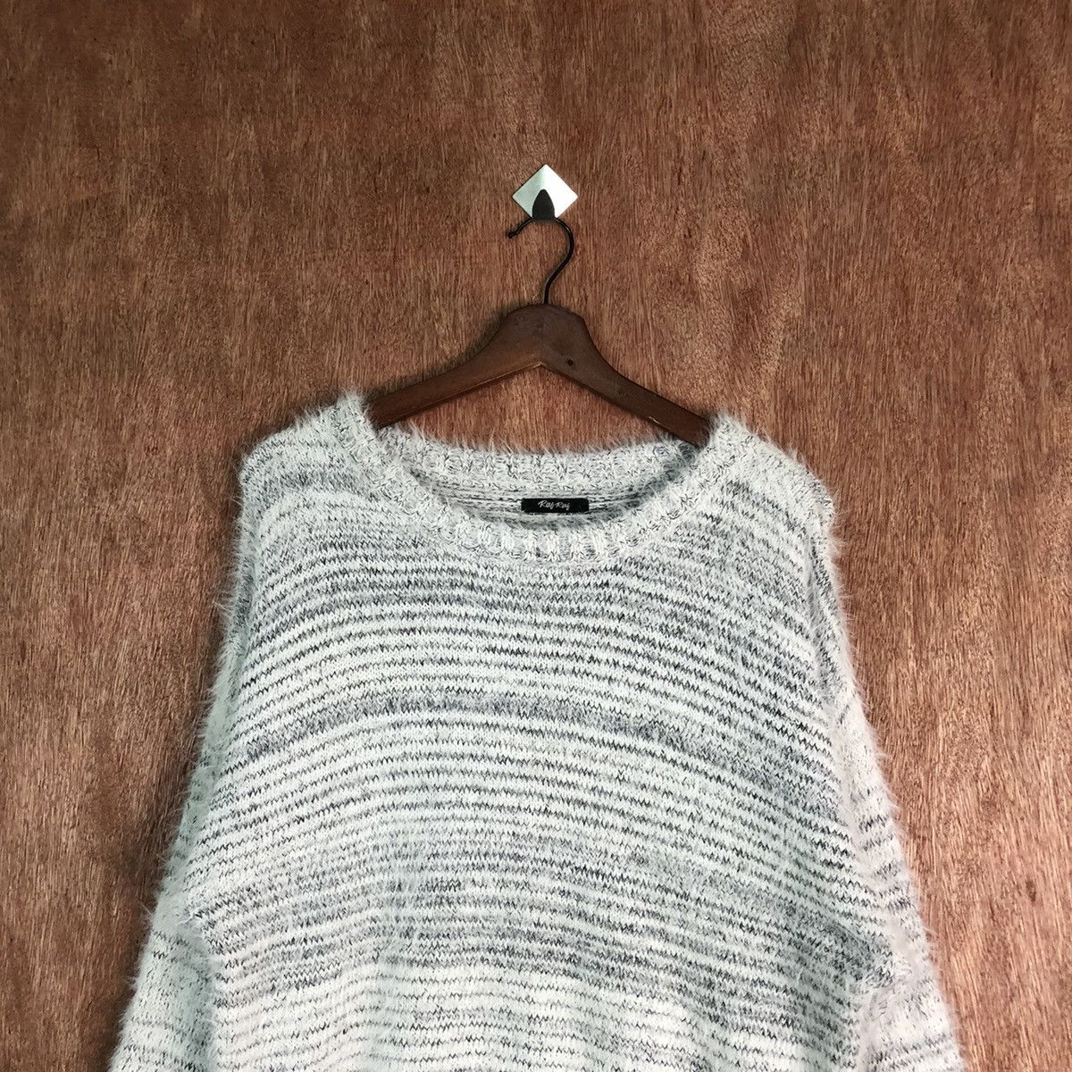 Vintage Ray Ray Shag Shaggy Fur Mohair Knitwear #6503 Size US L / EU 52-54 / 3 - 2 Thumbnail