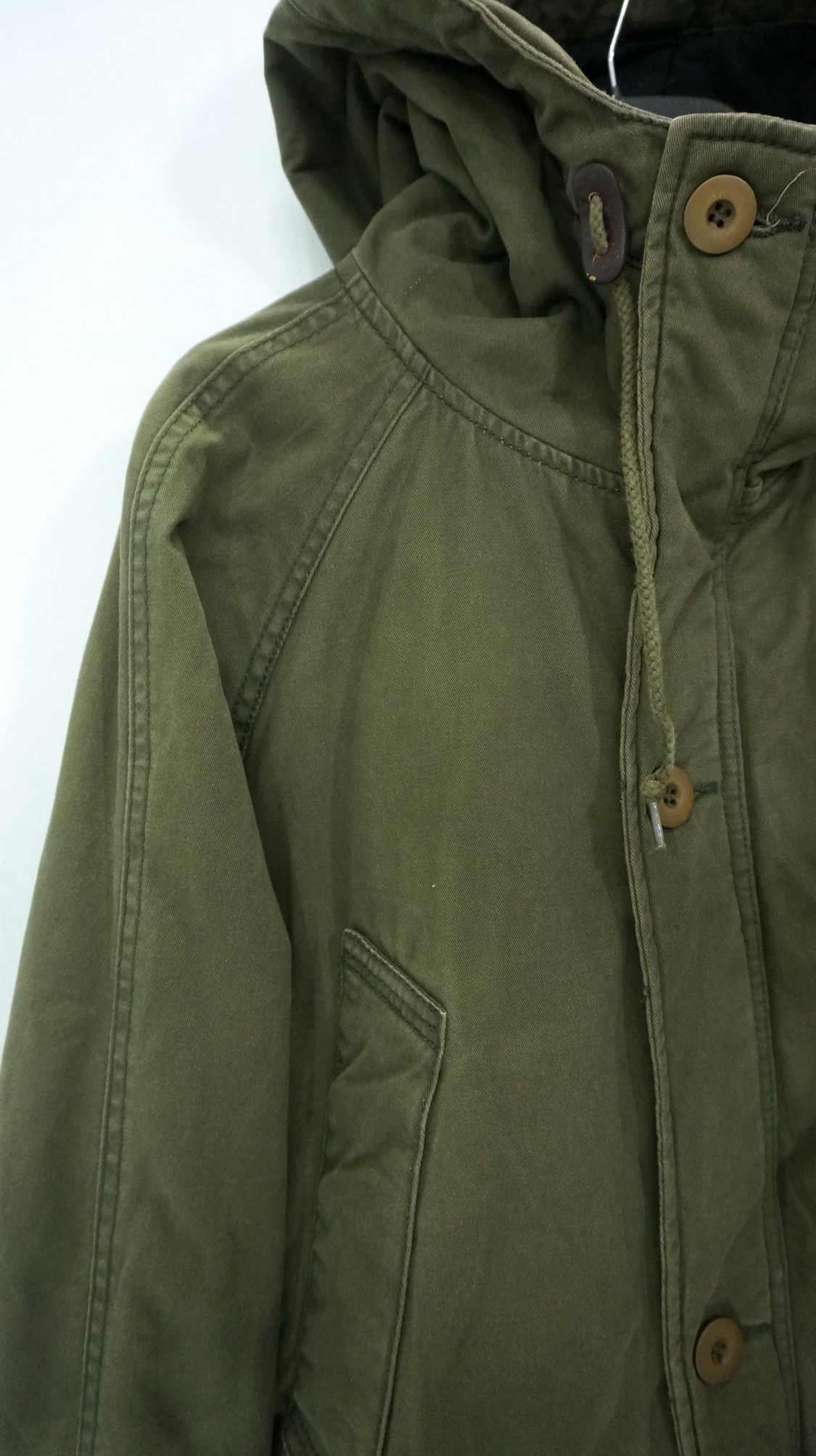 Global Work Vintage Japan GLOBAL WORK Military Parka Worn Jacket Size US M / EU 48-50 / 2 - 2 Thumbnail