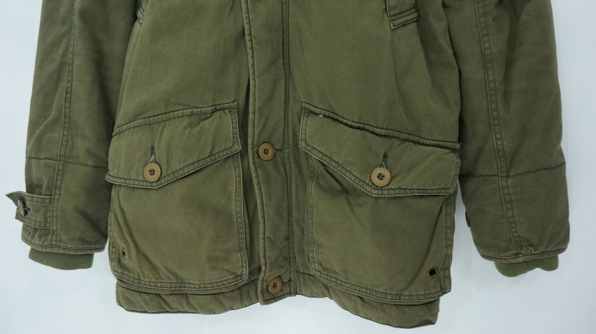 Global Work Vintage Japan GLOBAL WORK Military Parka Worn Jacket Size US M / EU 48-50 / 2 - 4 Thumbnail