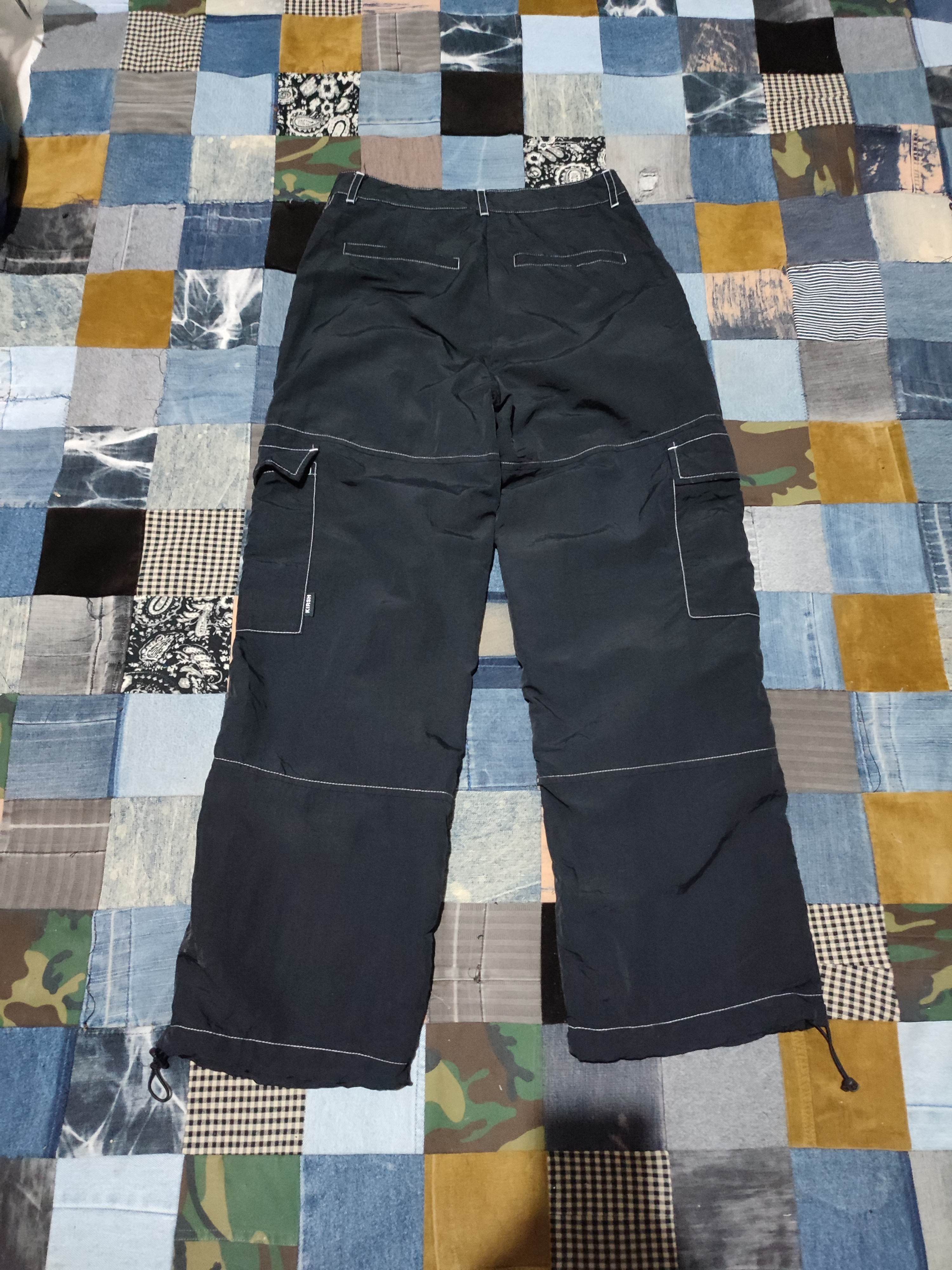 Designer 🔥Kirsh Korean Brand Cargo Contrast Stitch Pants Size US 28 / EU 44 - 5 Thumbnail