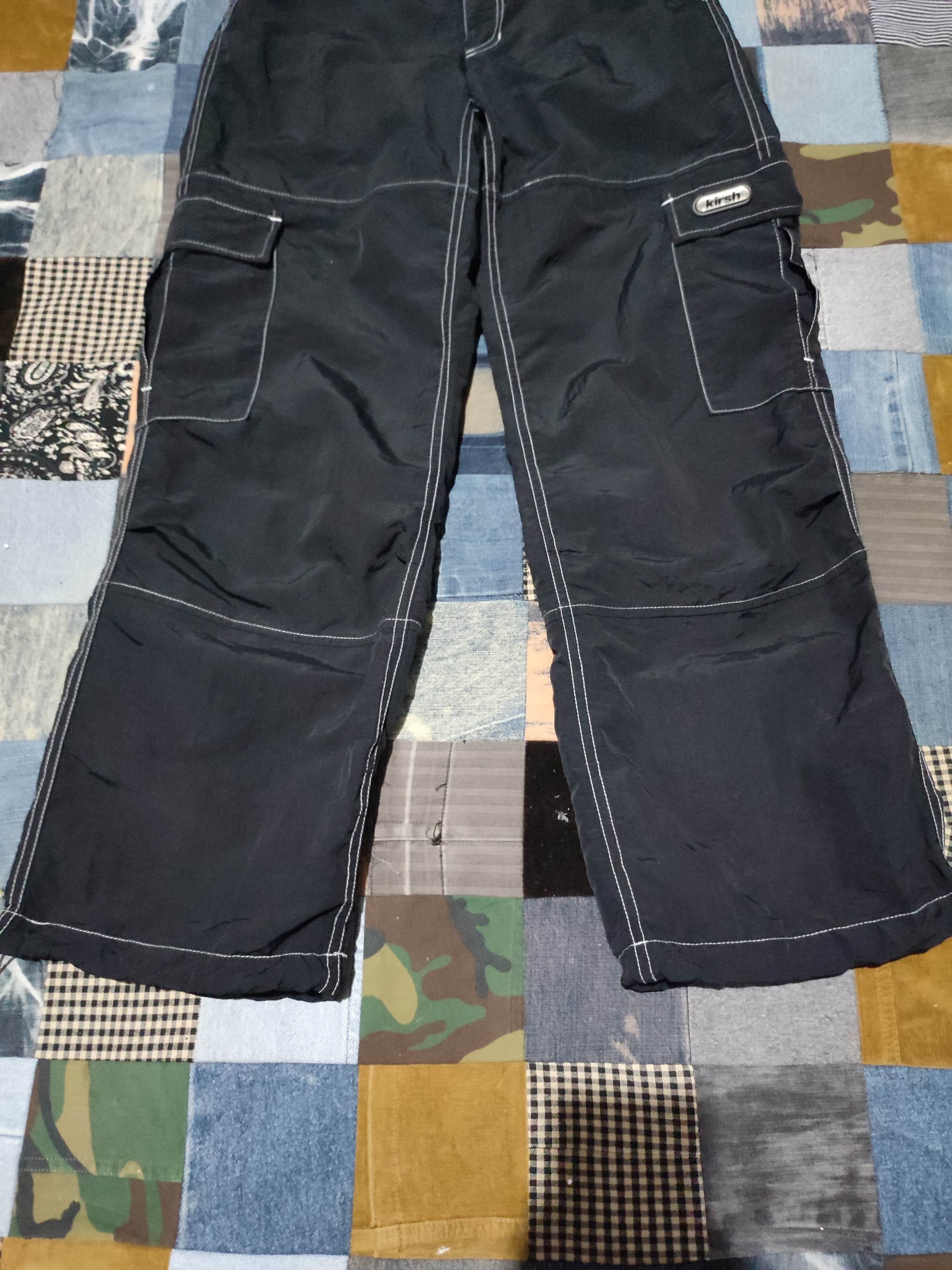Designer 🔥Kirsh Korean Brand Cargo Contrast Stitch Pants Size US 28 / EU 44 - 3 Thumbnail