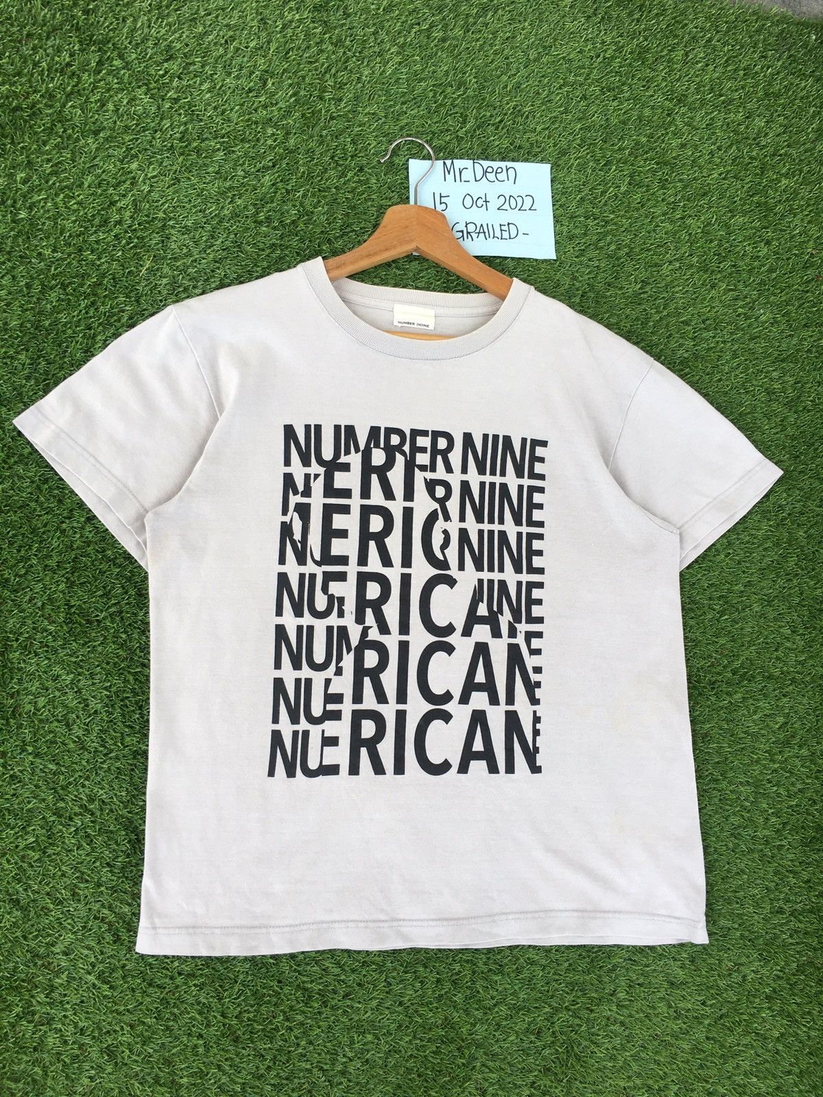Number (N)ine Rare Vintage Number Nine Spellout Tshirt Size US M / EU 48-50 / 2 - 2 Thumbnail