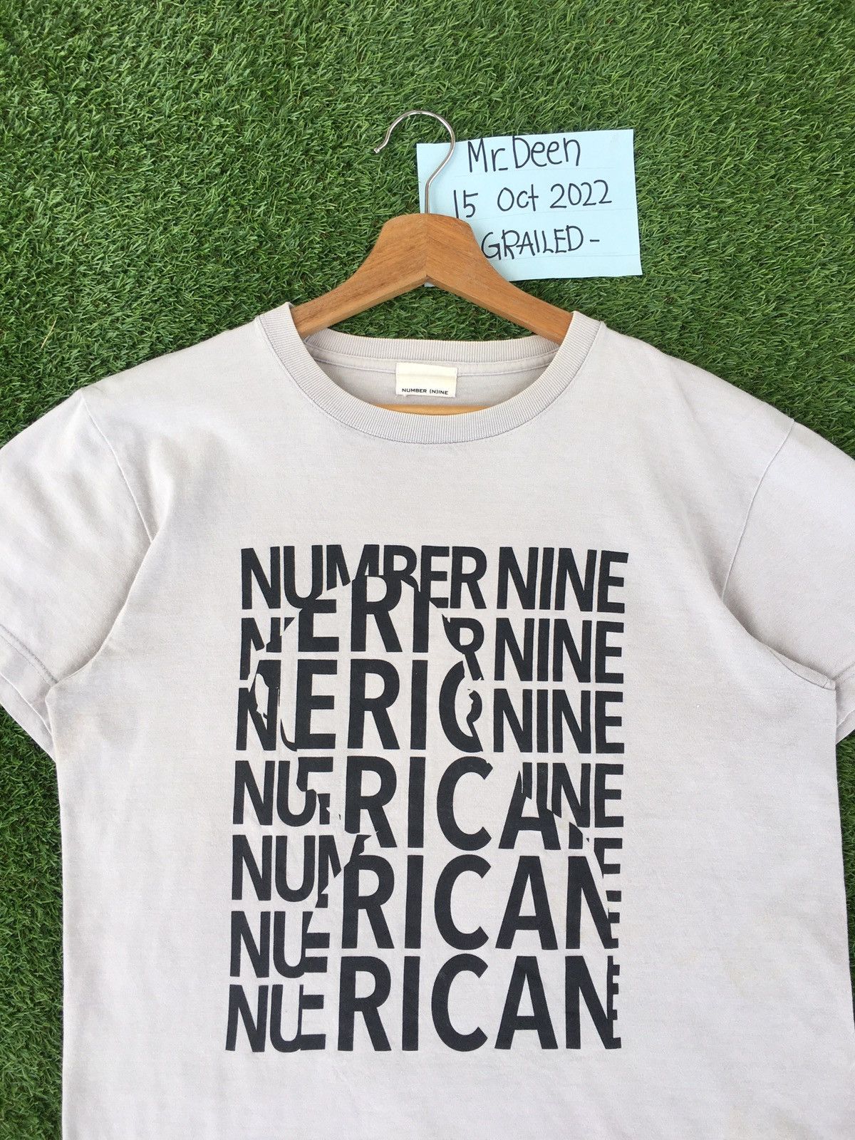 Number (N)ine Rare Vintage Number Nine Spellout Tshirt Size US M / EU 48-50 / 2 - 5 Thumbnail