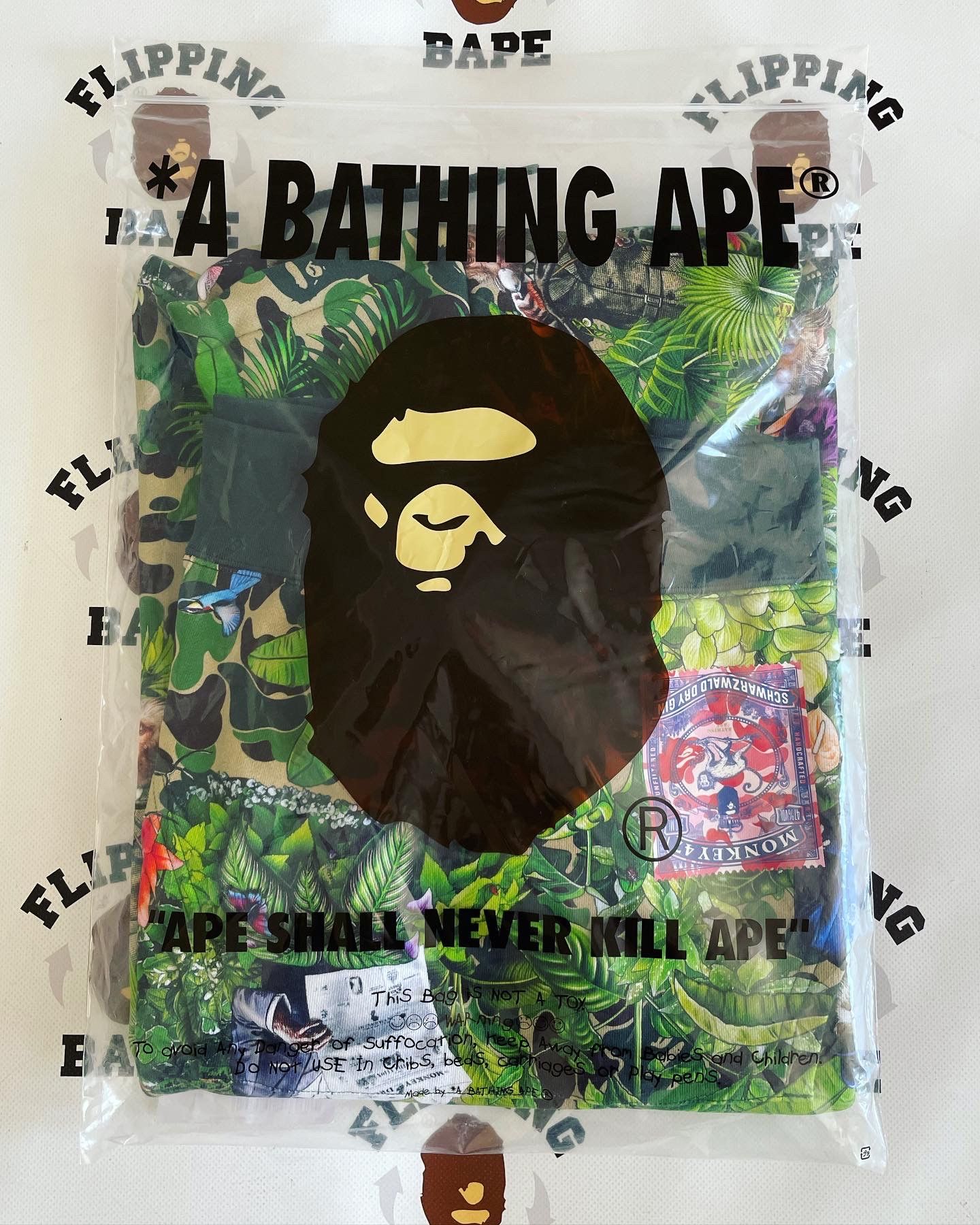 Bape BAPE X MONKEY 47 PULLOVER HOODIE Size US M / EU 48-50 / 2 - 8 Thumbnail