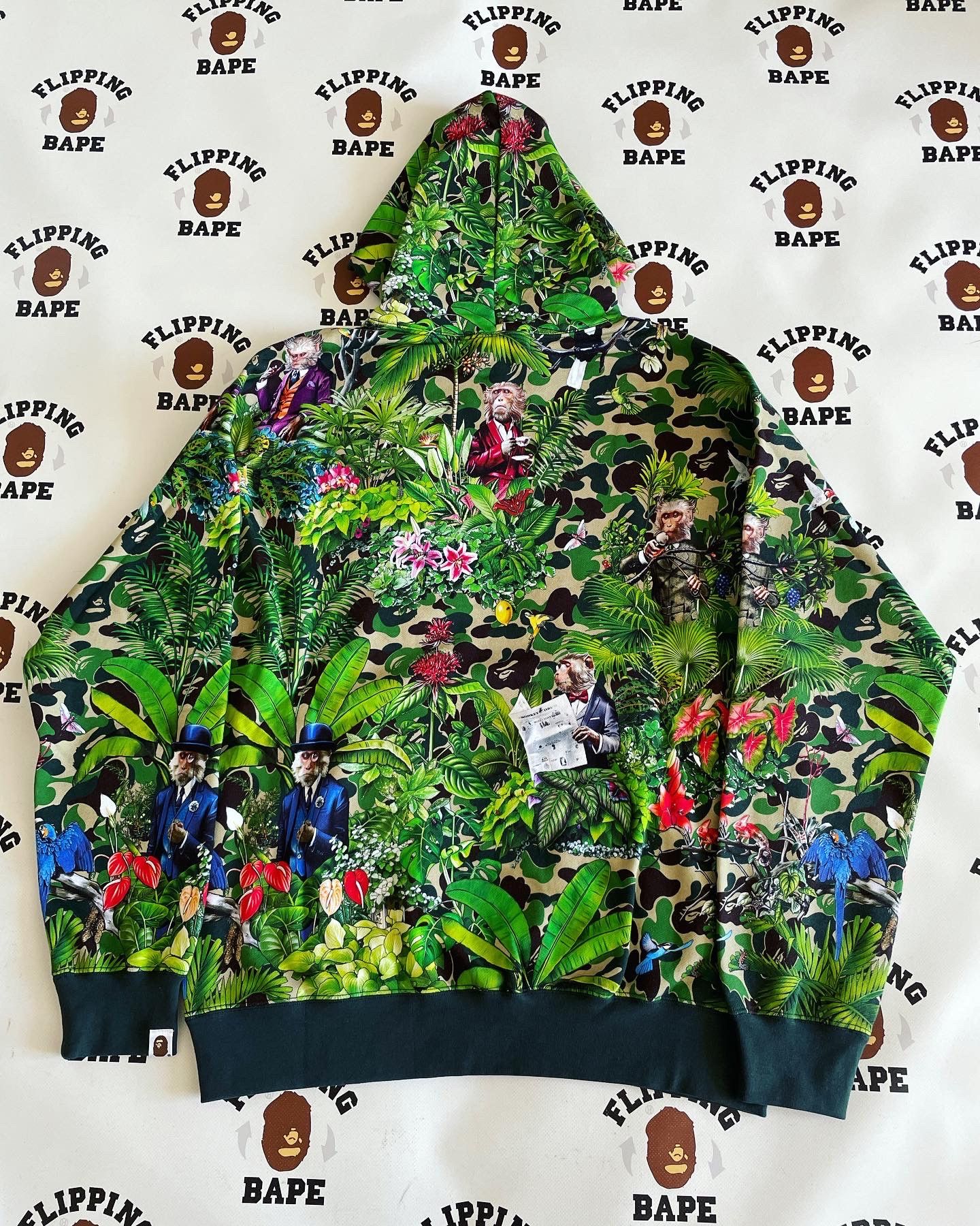 Bape BAPE X MONKEY 47 PULLOVER HOODIE Size US M / EU 48-50 / 2 - 2 Thumbnail