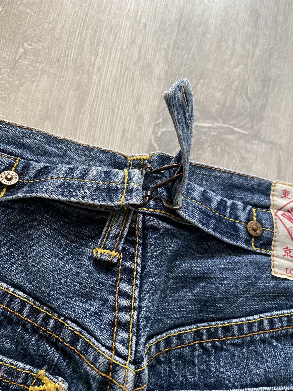 Evisu Evisu Water Margins vintage red daicock jeans big logo Size US 28 / EU 44 - 4 Thumbnail