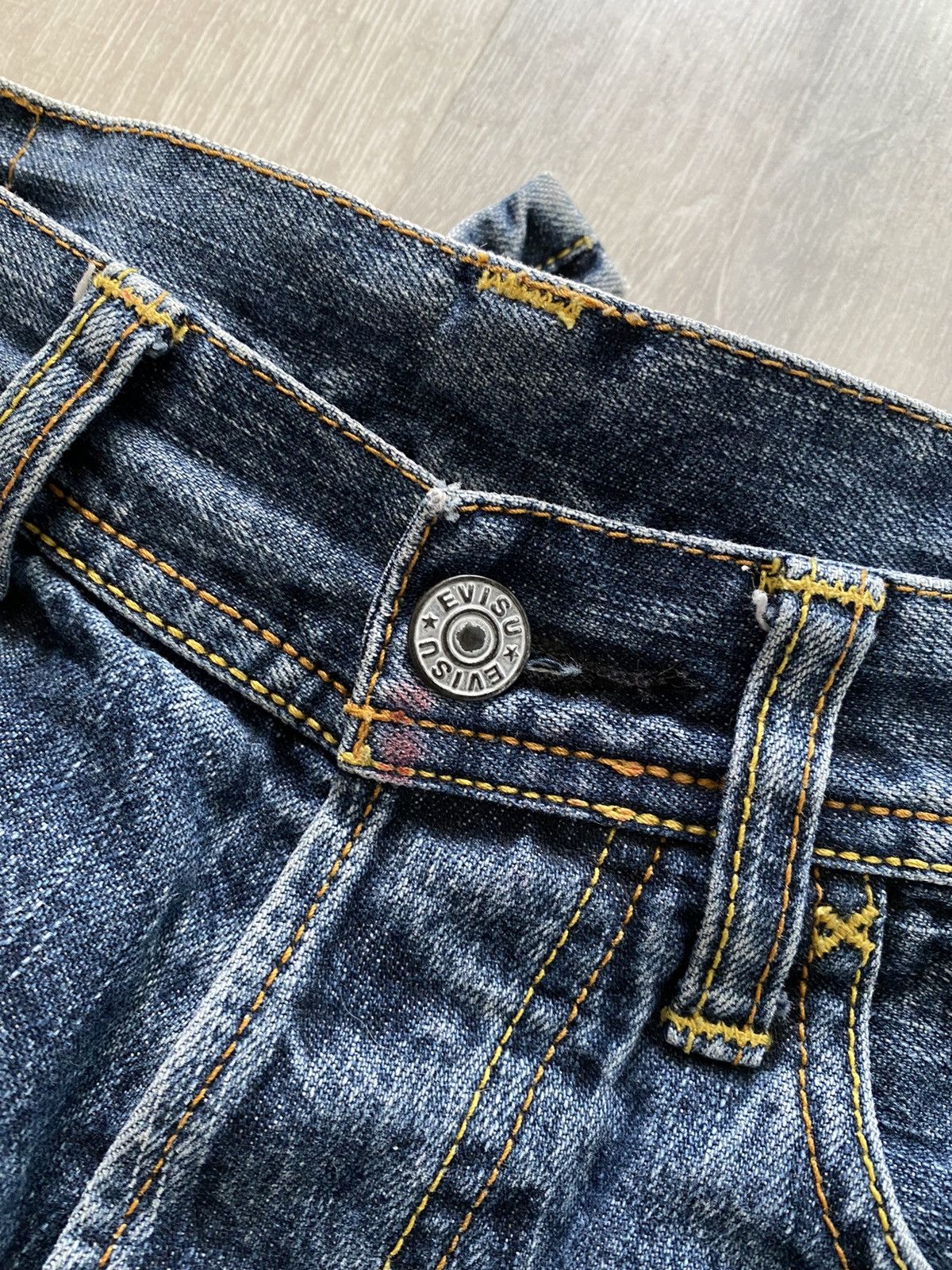 Evisu Evisu Water Margins vintage red daicock jeans big logo Size US 28 / EU 44 - 7 Thumbnail