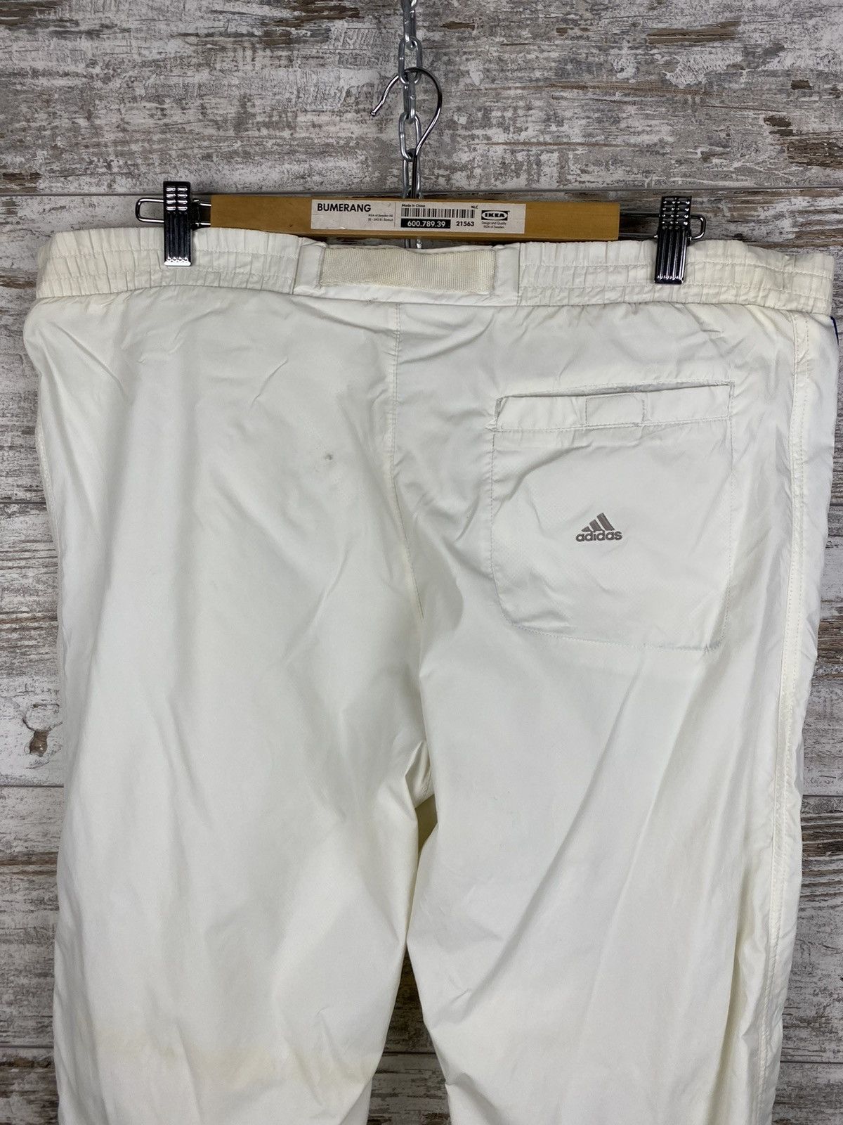 Adidas × Vintage Mens Vintage Adidas Stripes Sweatpants joggers drill pants Size US 32 / EU 48 - 14 Thumbnail