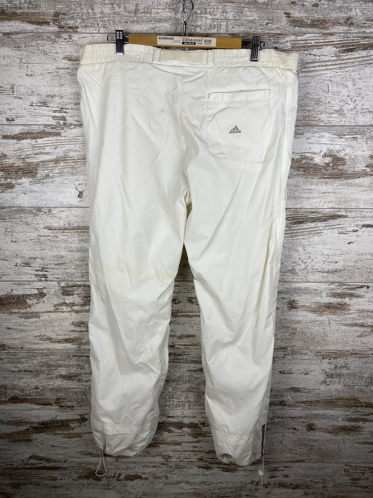 Adidas × Vintage Mens Vintage Adidas Stripes Sweatpants joggers drill pants Size US 32 / EU 48 - 12 Thumbnail