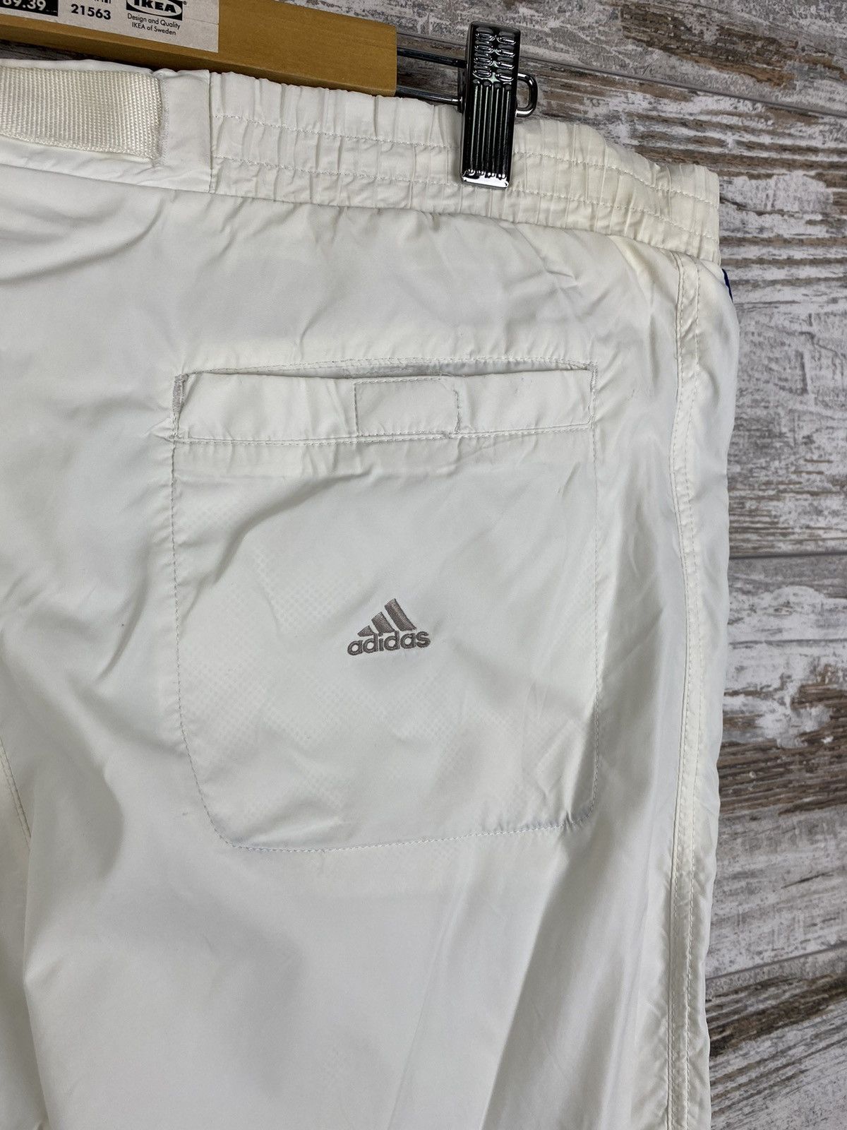 Adidas × Vintage Mens Vintage Adidas Stripes Sweatpants joggers drill pants Size US 32 / EU 48 - 15 Thumbnail