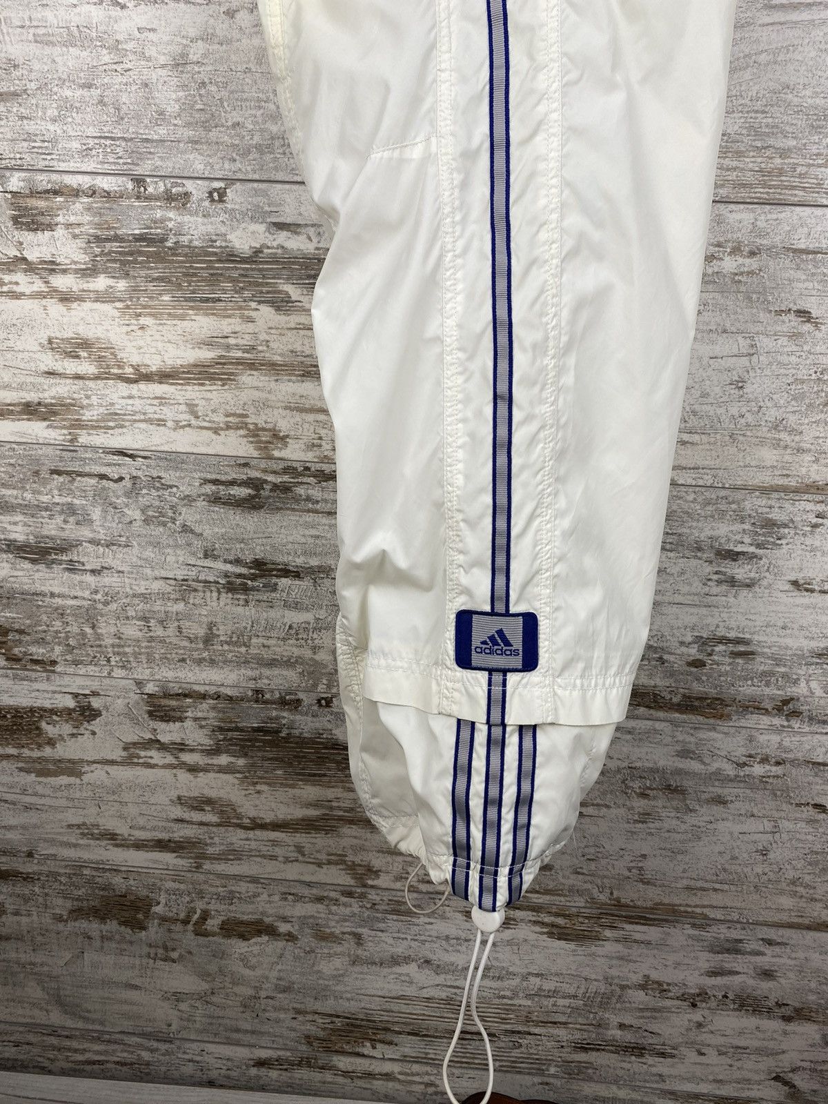 Adidas × Vintage Mens Vintage Adidas Stripes Sweatpants joggers drill pants Size US 32 / EU 48 - 25 Thumbnail