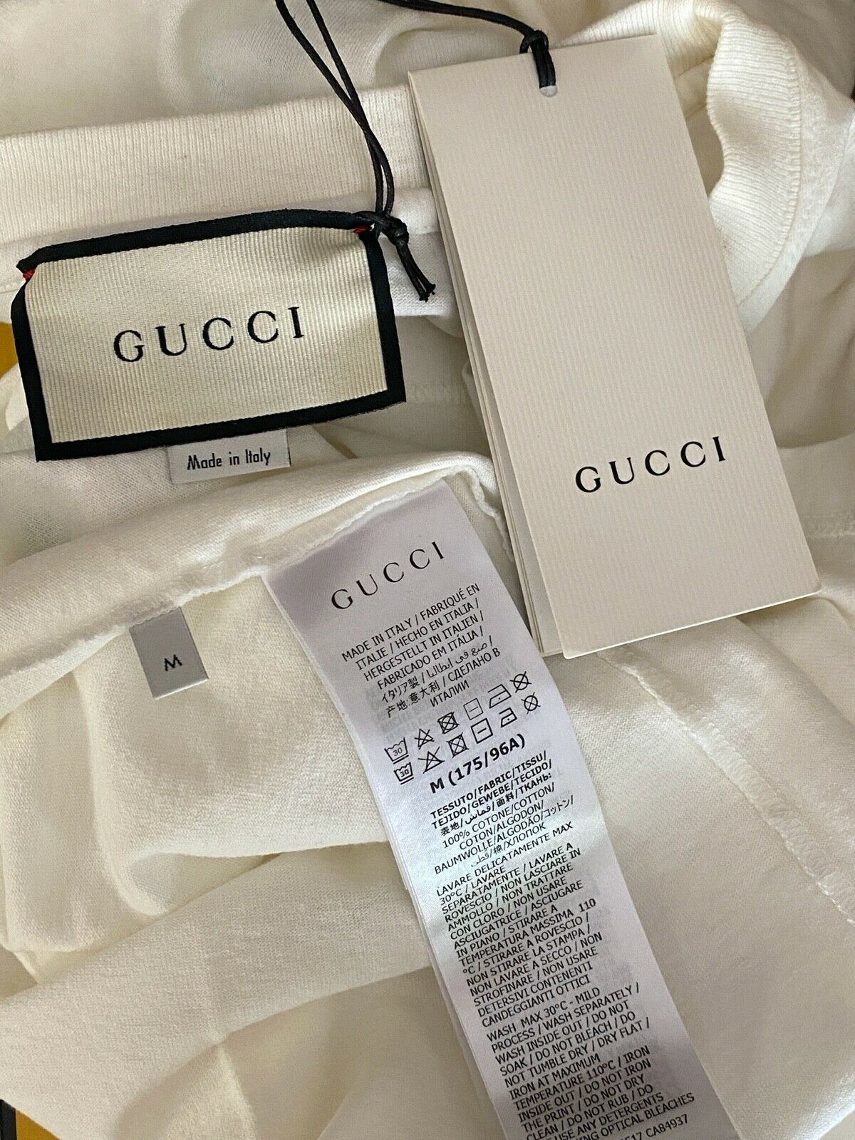 Gucci T-Shirt in White Size US M / EU 48-50 / 2 - 11 Thumbnail