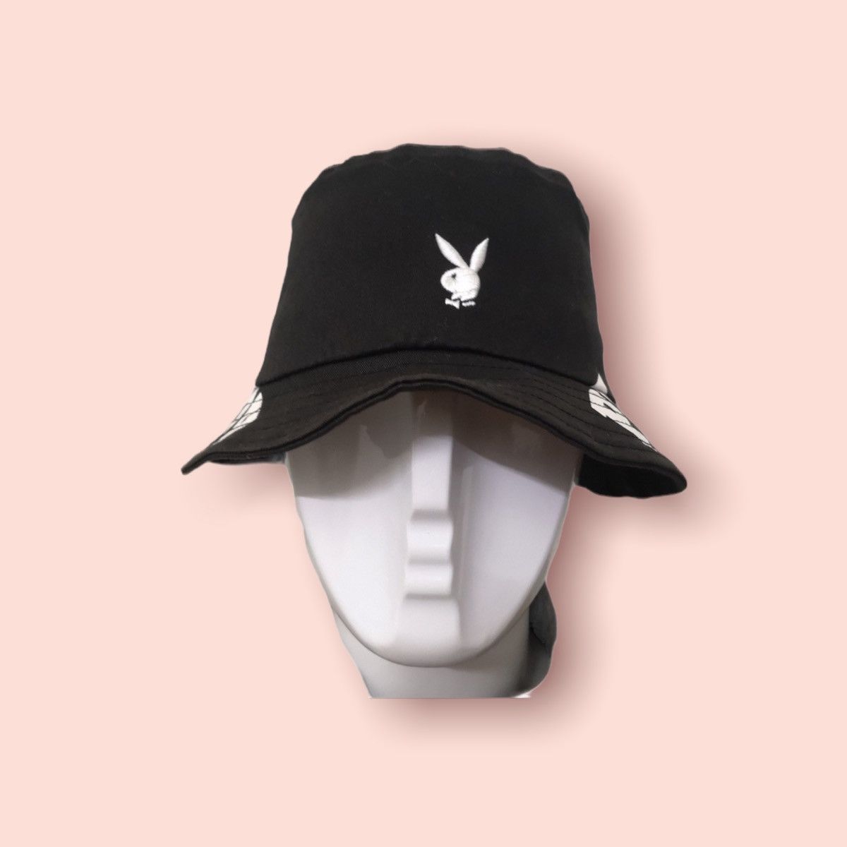 Playboy VERY RARE PLAYBOY BUNNY SPELLOUTS BUCKET HAT Size ONE SIZE - 8 Thumbnail