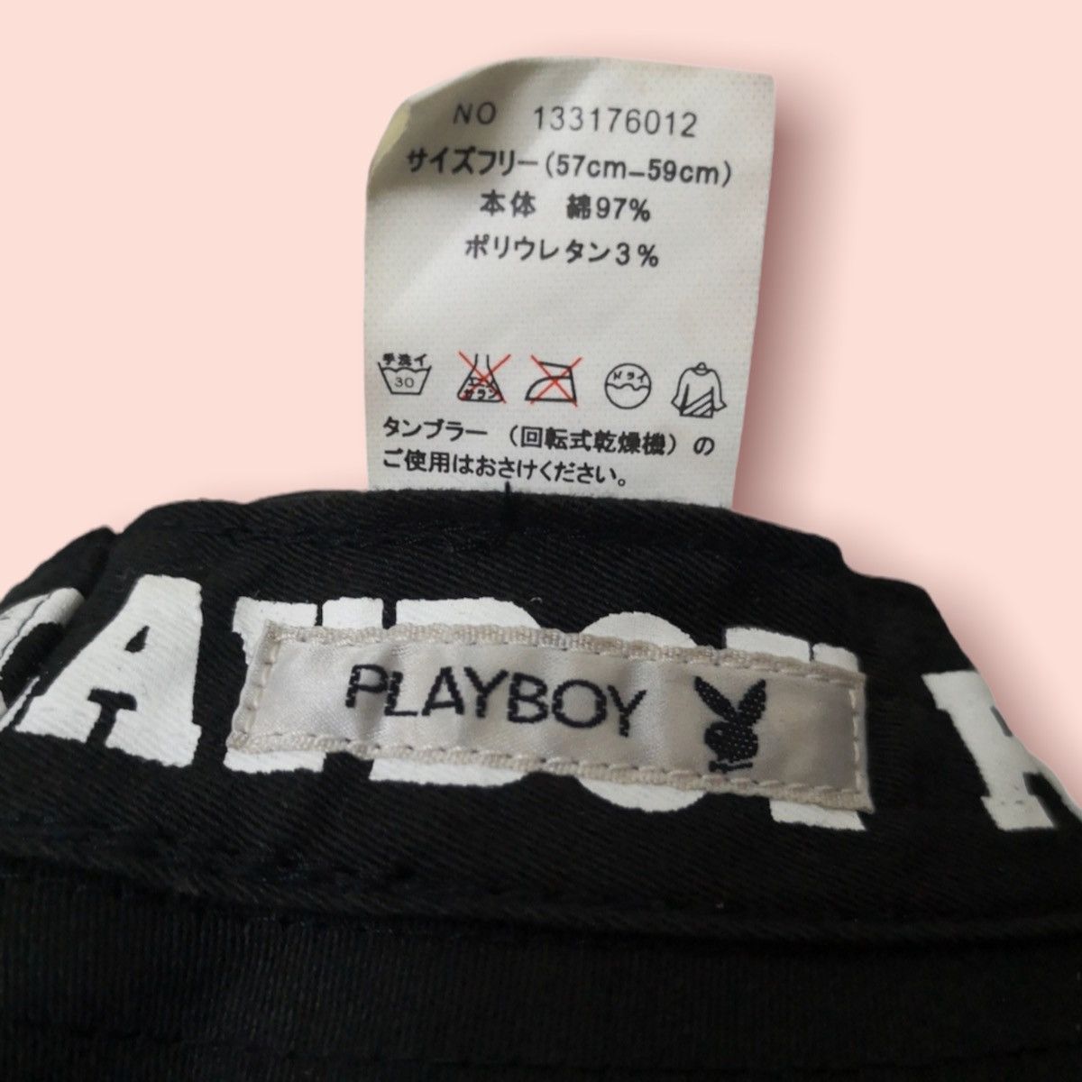 Playboy VERY RARE PLAYBOY BUNNY SPELLOUTS BUCKET HAT Size ONE SIZE - 13 Thumbnail