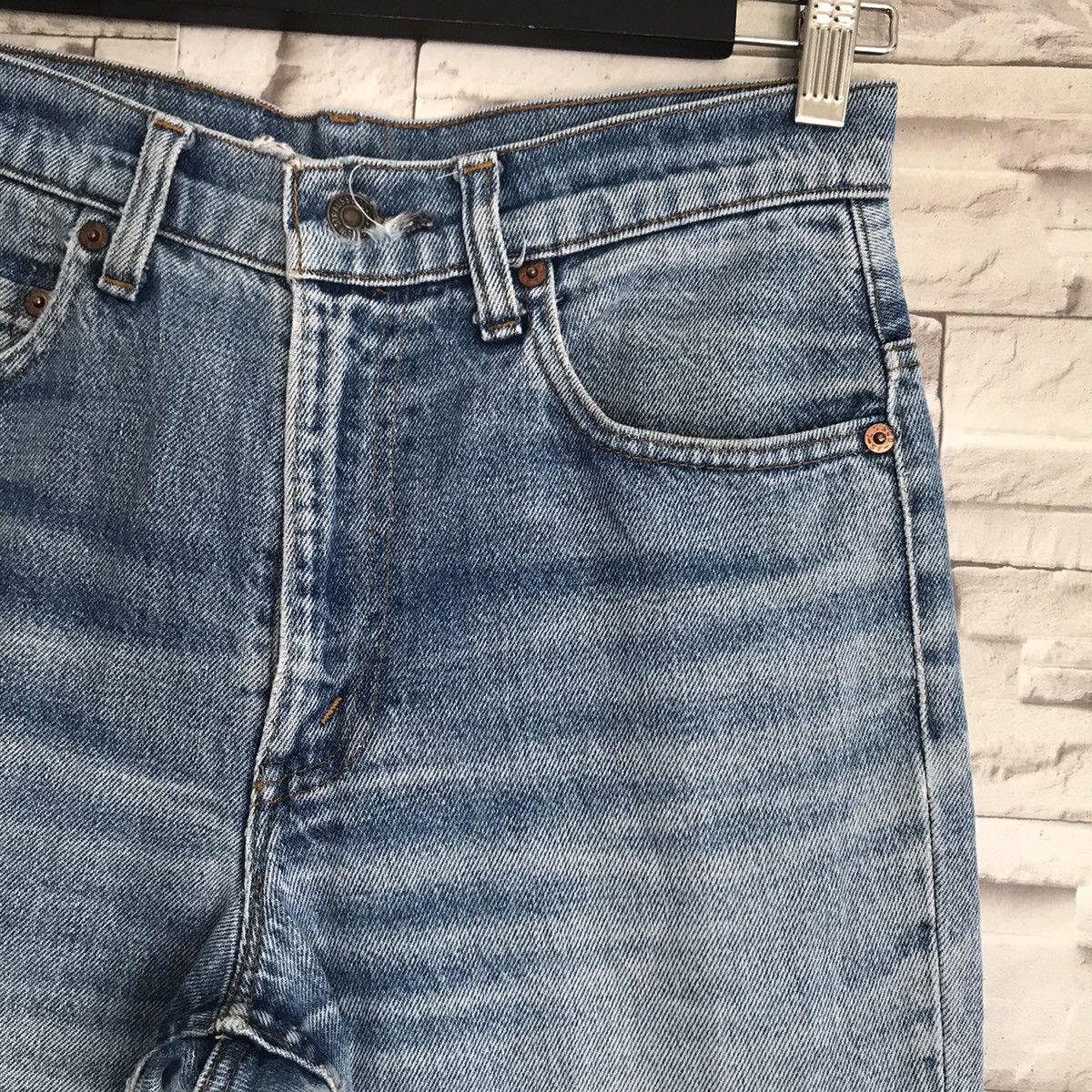 Levi's Vintage Levis 517 Flare Jeans Lightwash Size US 29 - 5 Thumbnail