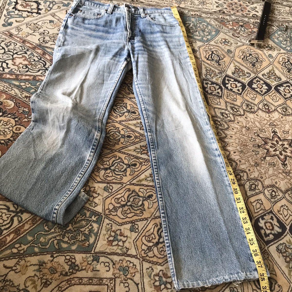 Levi's Vintage Levis 517 Flare Jeans Lightwash Size US 29 - 18 Thumbnail