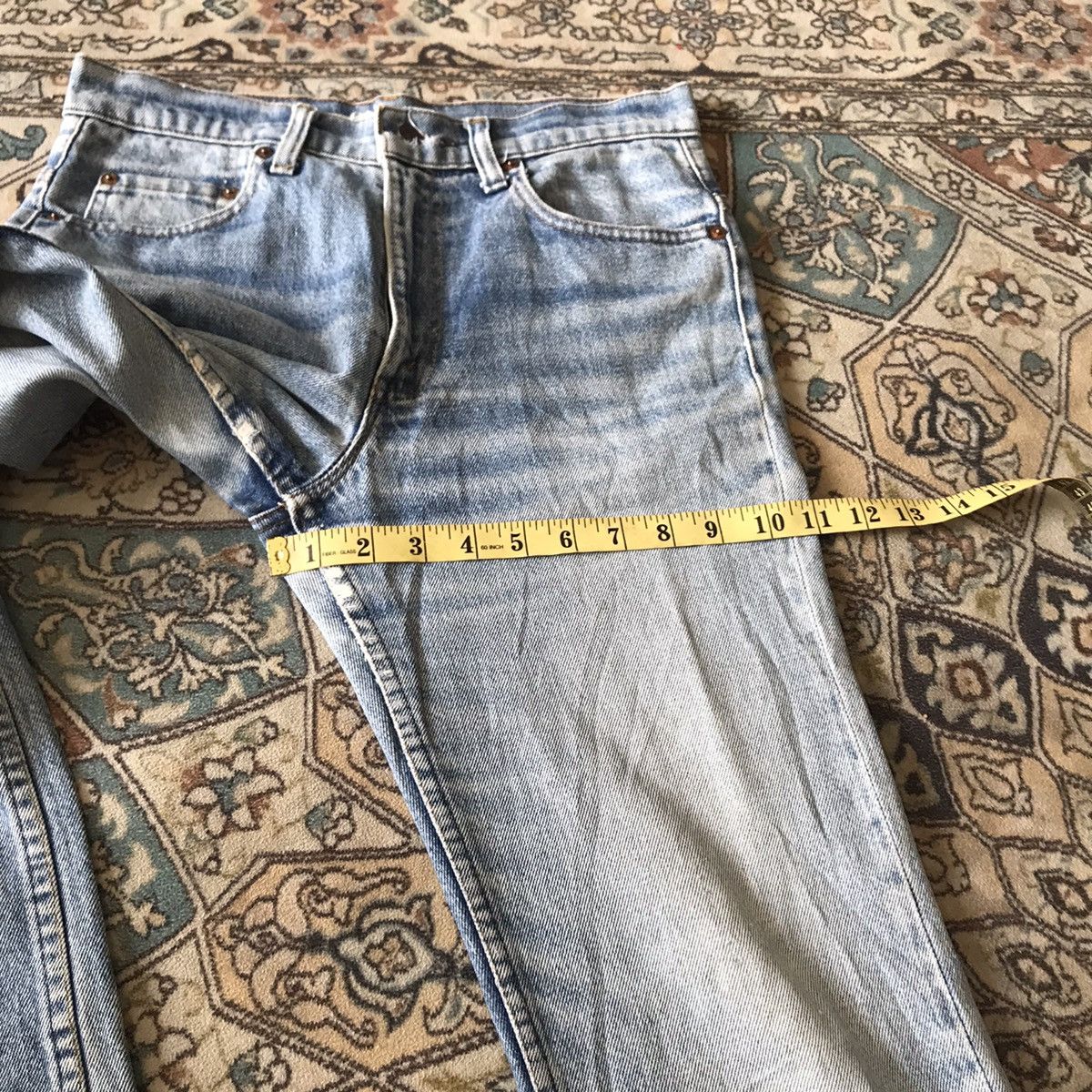 Levi's Vintage Levis 517 Flare Jeans Lightwash Size US 29 - 20 Thumbnail