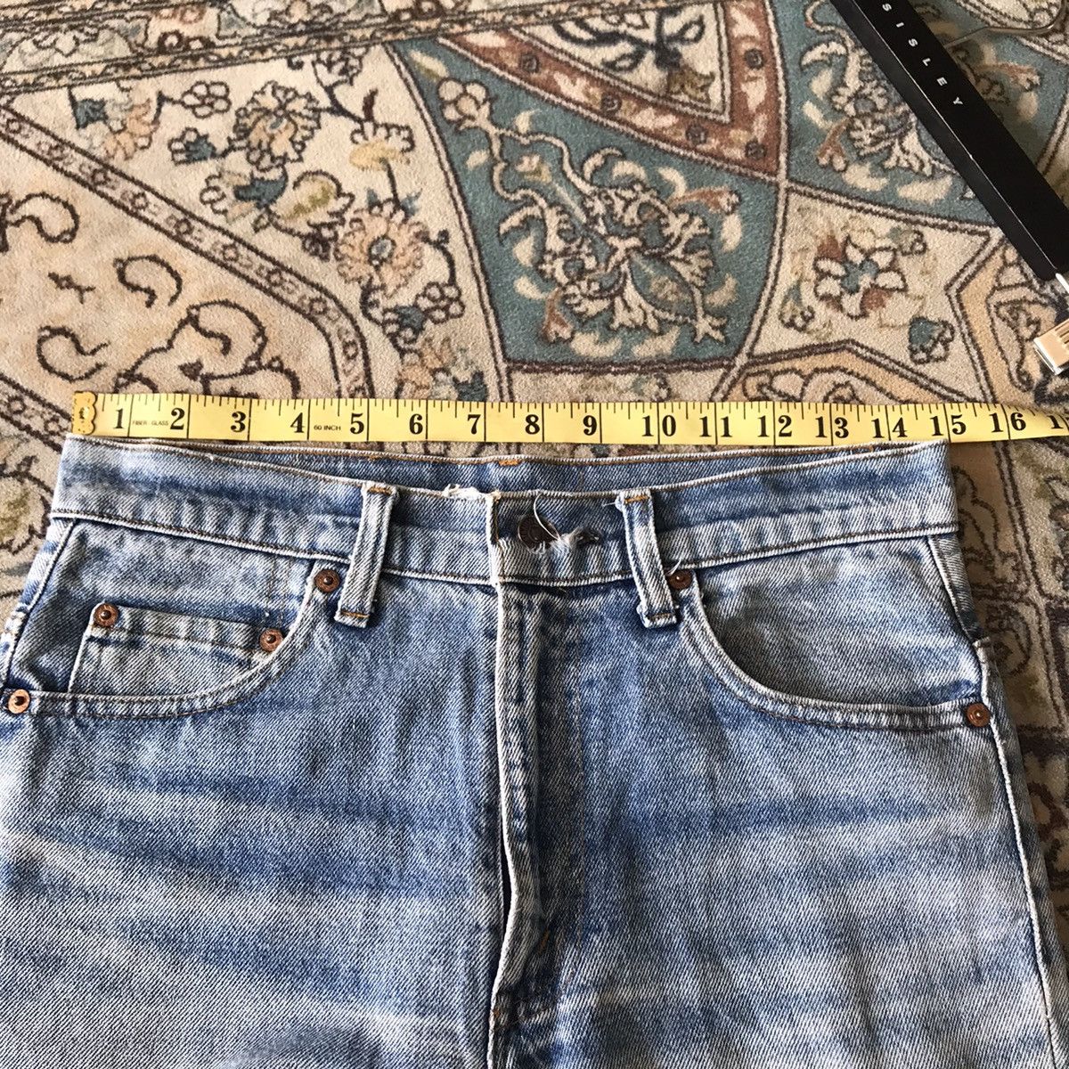 Levi's Vintage Levis 517 Flare Jeans Lightwash Size US 29 - 17 Thumbnail