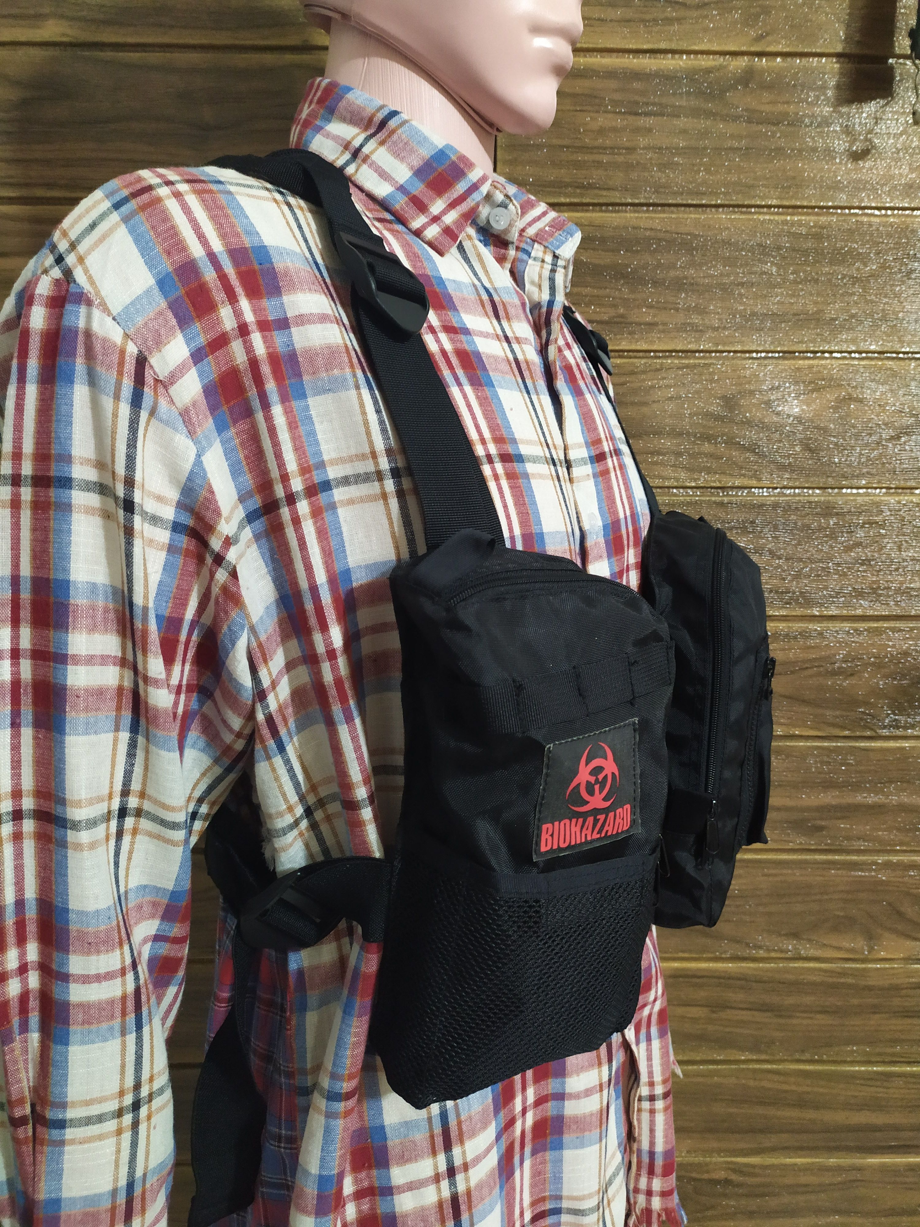 Other 🔥Biohazard Vest / Chest Multipocket Tactical Size ONE SIZE - 8 Thumbnail