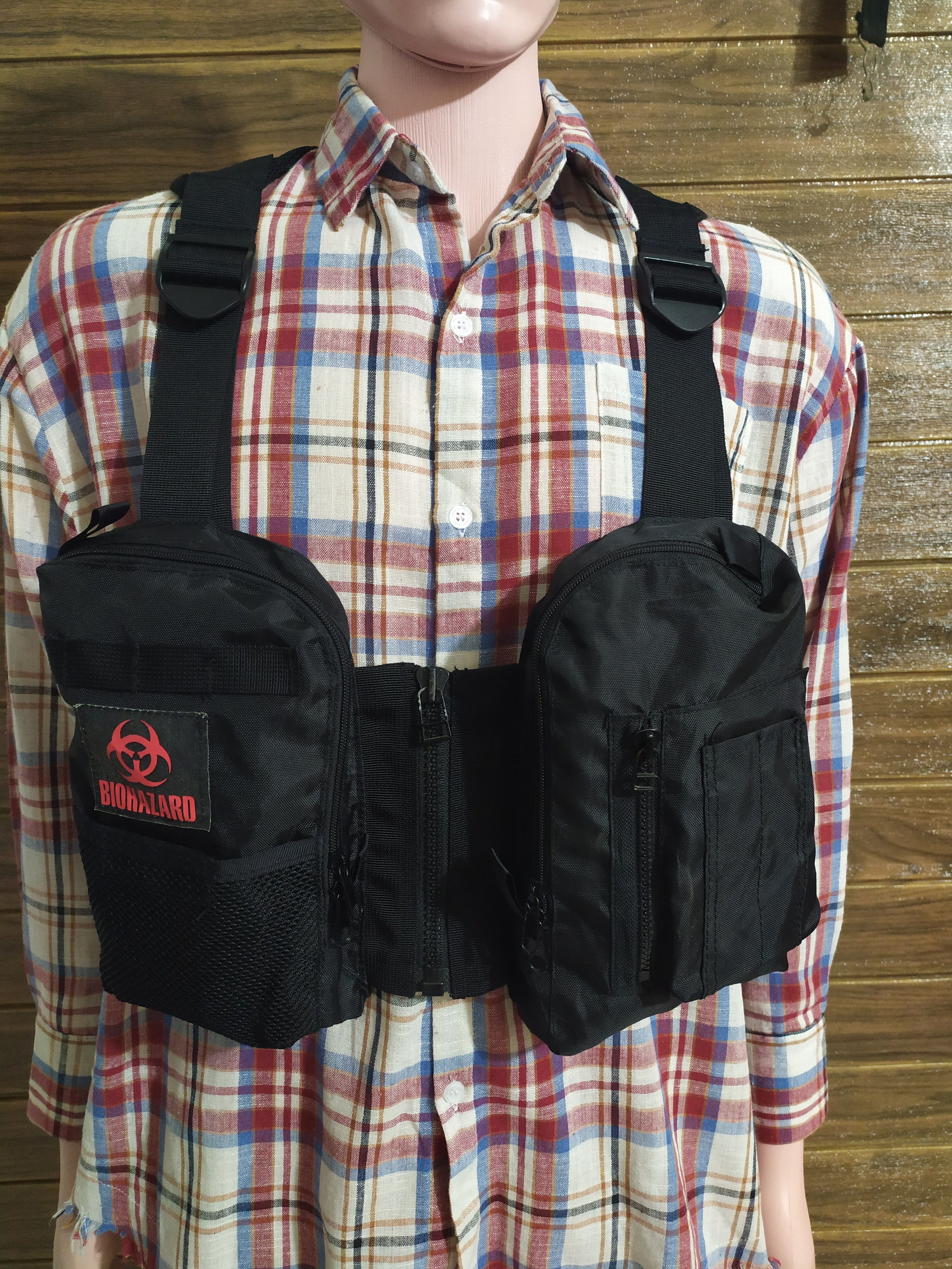 Other 🔥Biohazard Vest / Chest Multipocket Tactical Size ONE SIZE - 7 Thumbnail