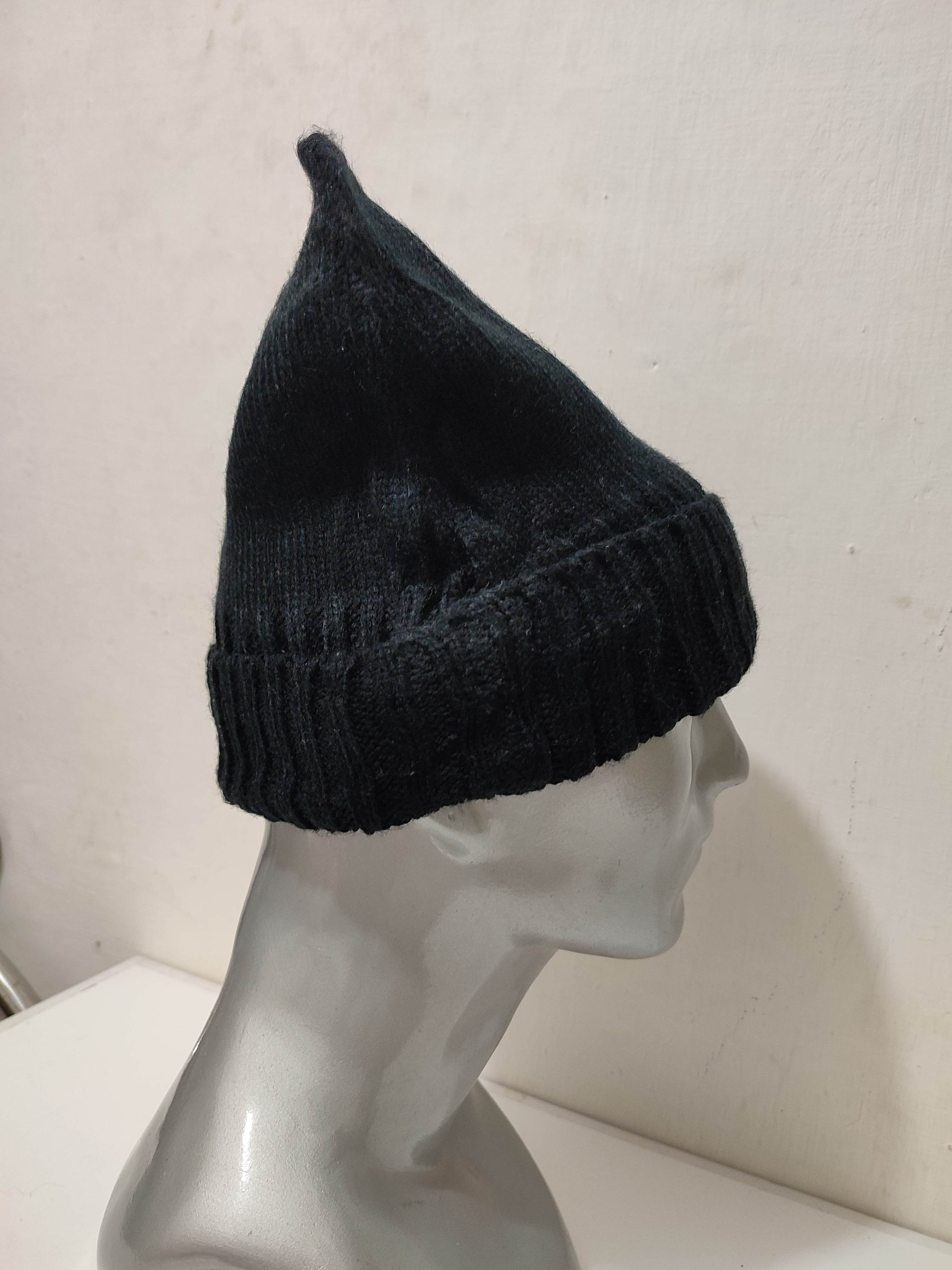 Other Unknown Black Bunny Ear Horn Devil Design Beanie hats Size ONE SIZE - 6 Thumbnail