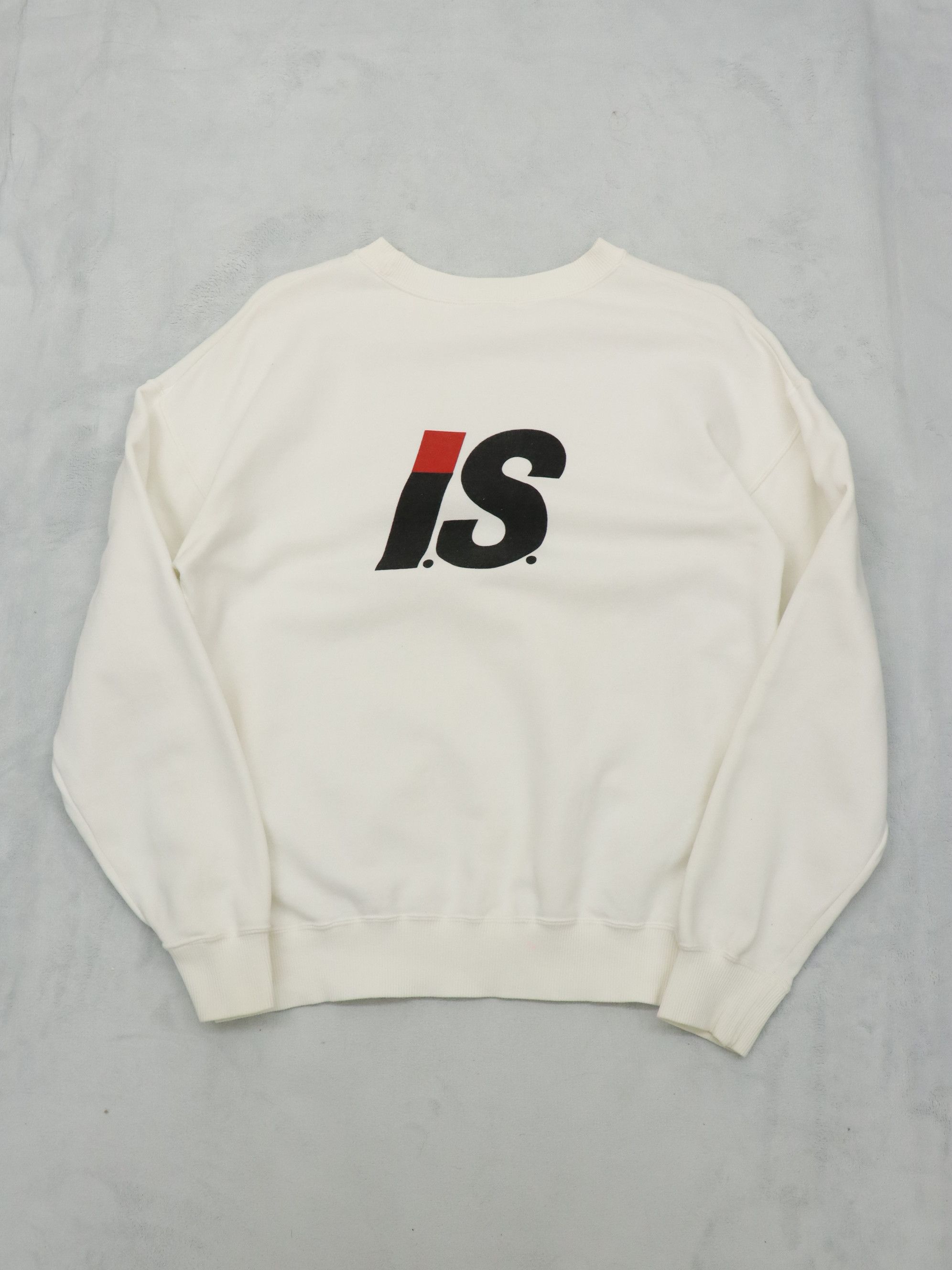 Issey Miyake Iconic Vintage 80's IS Issey Miyake Back Spellout Sweatshirt Size US M / EU 48-50 / 2 - 3 Thumbnail