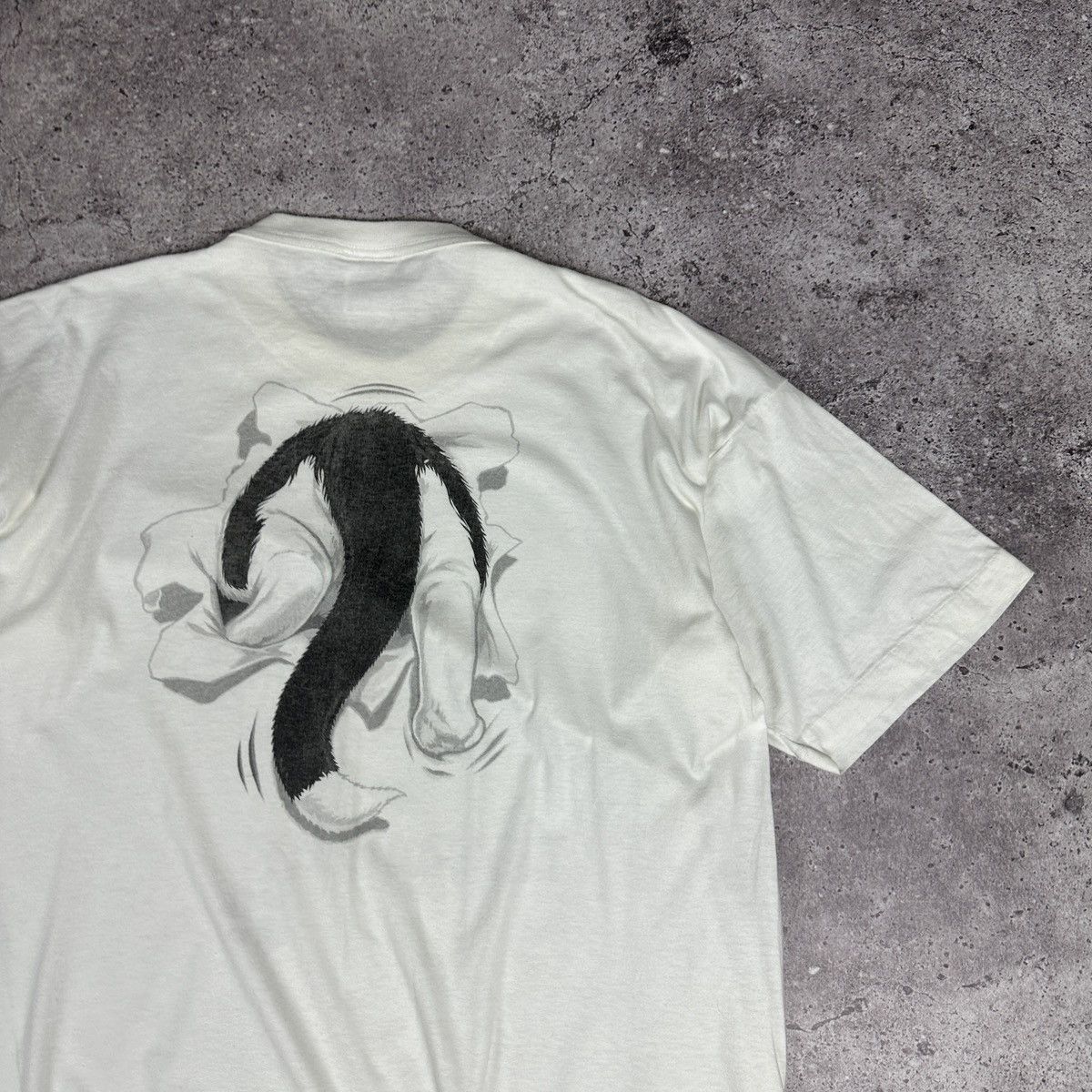 Vintage Vintage 90s Pedigree Cat Felix Tearaway tee y2k cute rare Size US XL / EU 56 / 4 - 4 Thumbnail