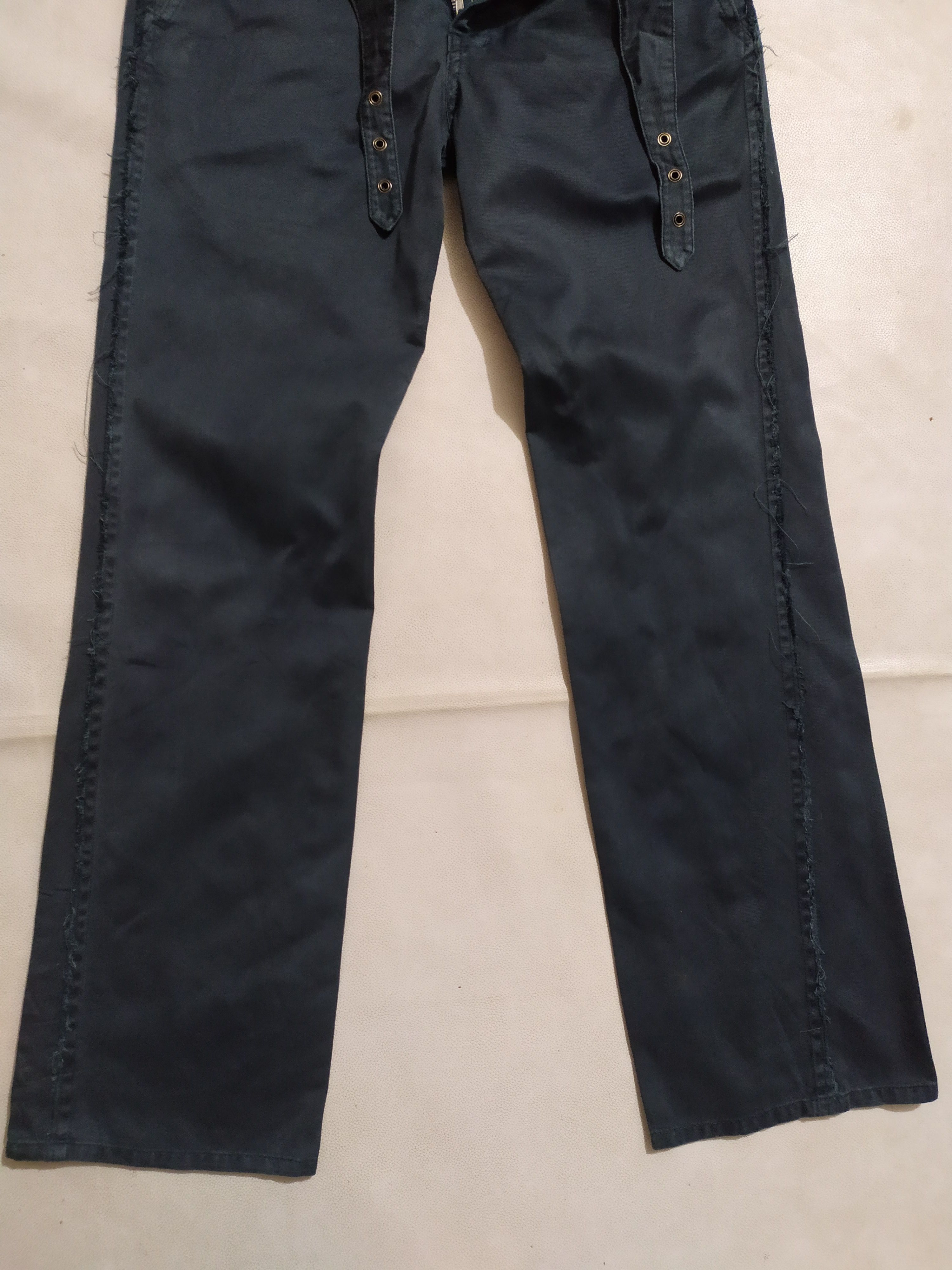 Issey Miyake × Japanese Brand 🔥Zucca Miyake Pants Nice Design frayed Side Size US 28 / EU 44 - 3 Thumbnail