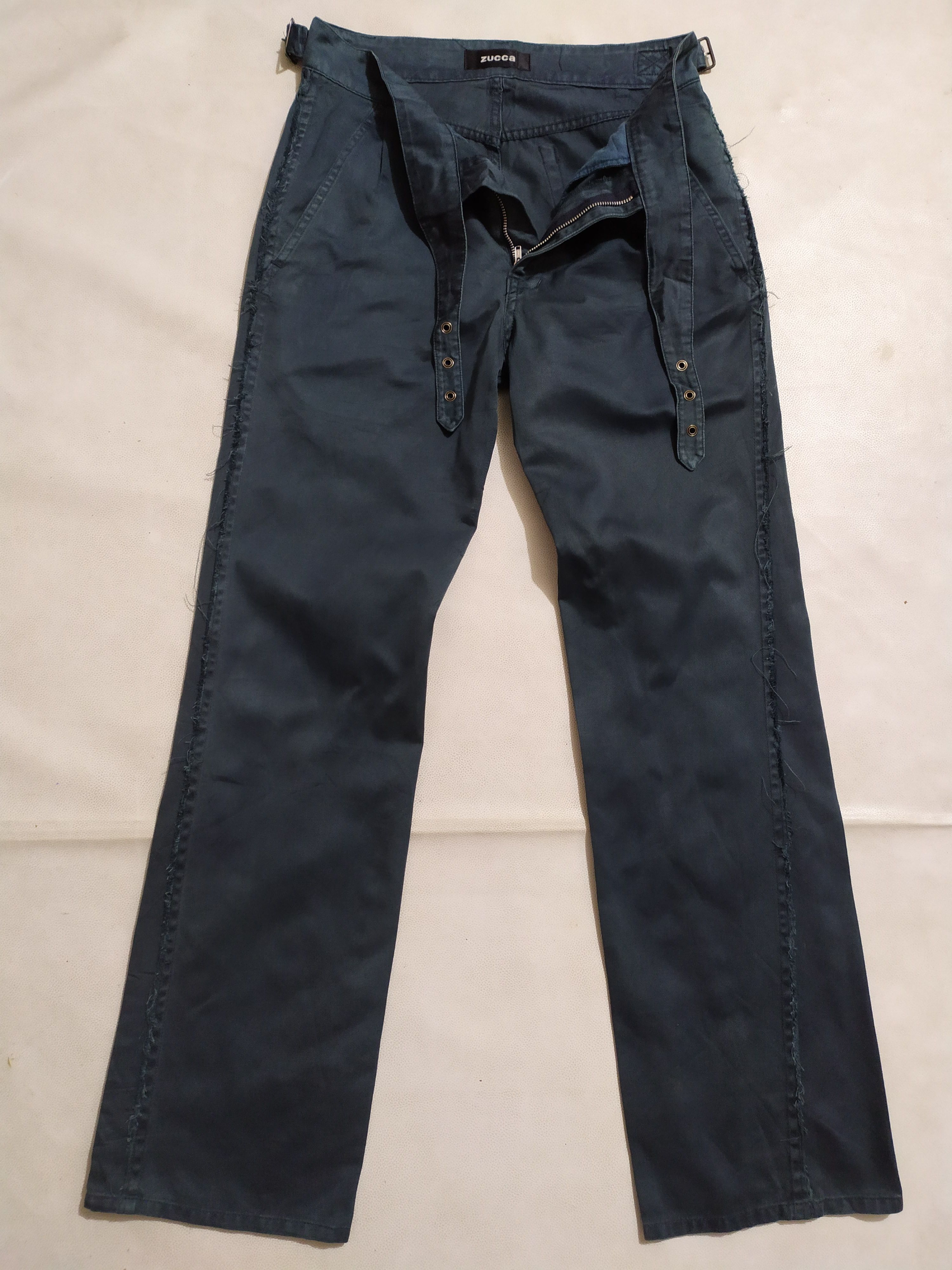 Issey Miyake × Japanese Brand 🔥Zucca Miyake Pants Nice Design frayed Side Size US 28 / EU 44 - 1 Thumbnail