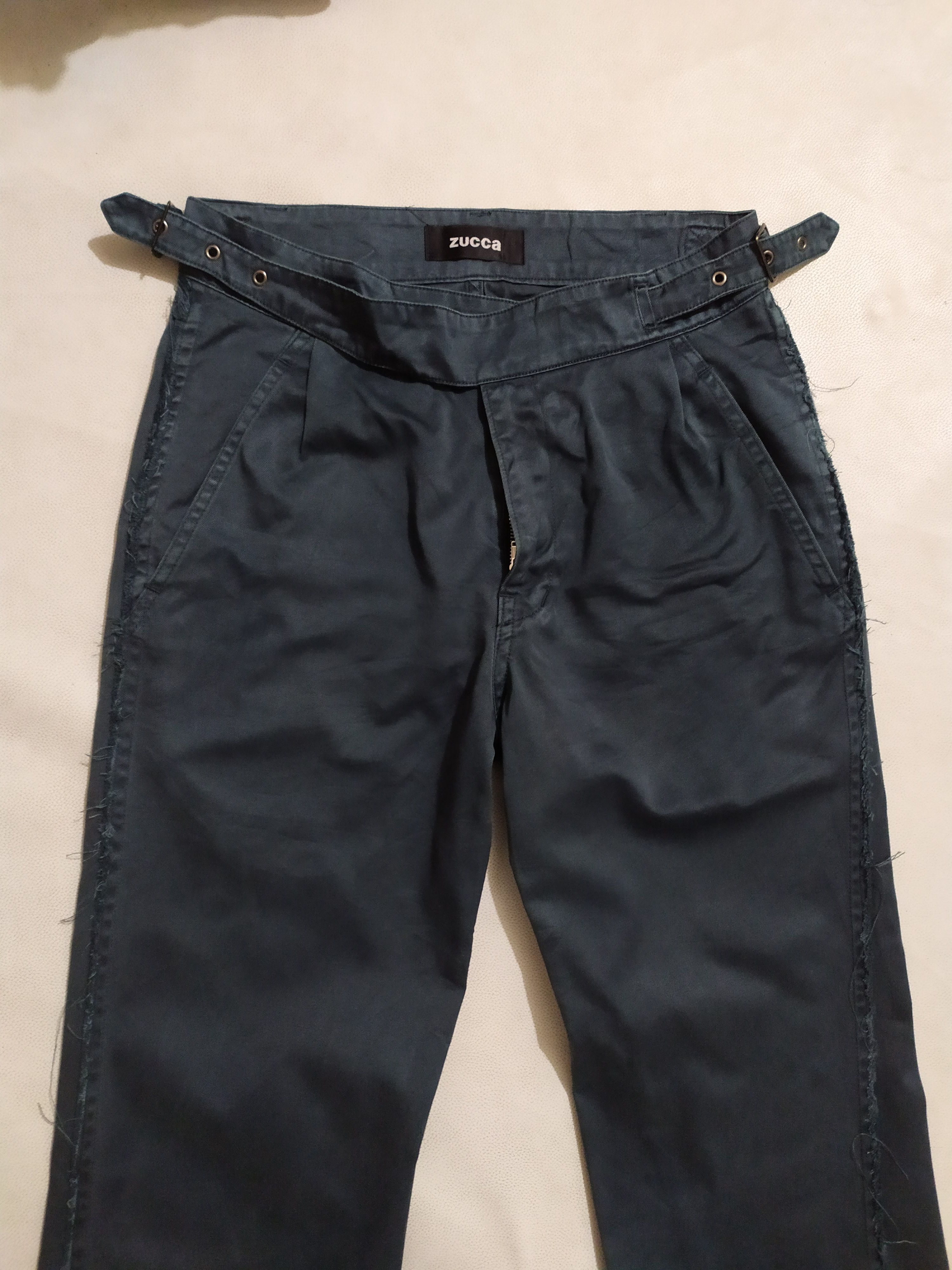 Issey Miyake × Japanese Brand 🔥Zucca Miyake Pants Nice Design frayed Side Size US 28 / EU 44 - 5 Thumbnail