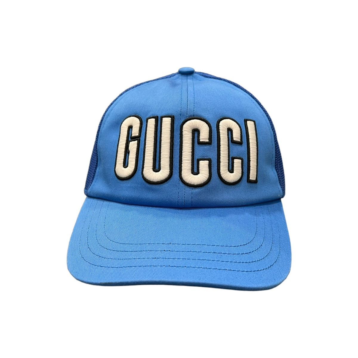 Gucci Gucci Patch Logo Trucker Hat Size ONE SIZE - 2 Thumbnail