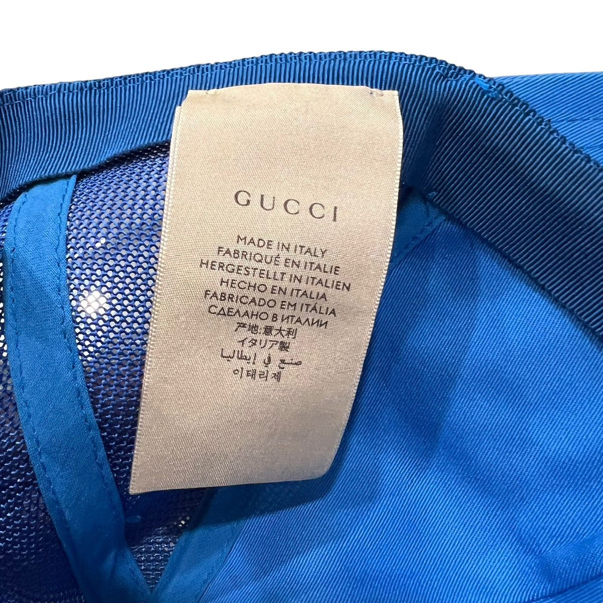 Gucci Gucci Patch Logo Trucker Hat Size ONE SIZE - 8 Thumbnail