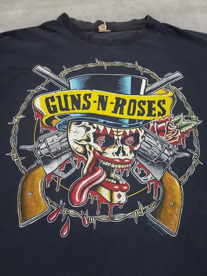 Brockum × Guns N' Roses × Vintage Vintage Guns N' Roses 1990 Sloane Rare Rock Band Brockum Size US M / EU 48-50 / 2 - 2 Thumbnail