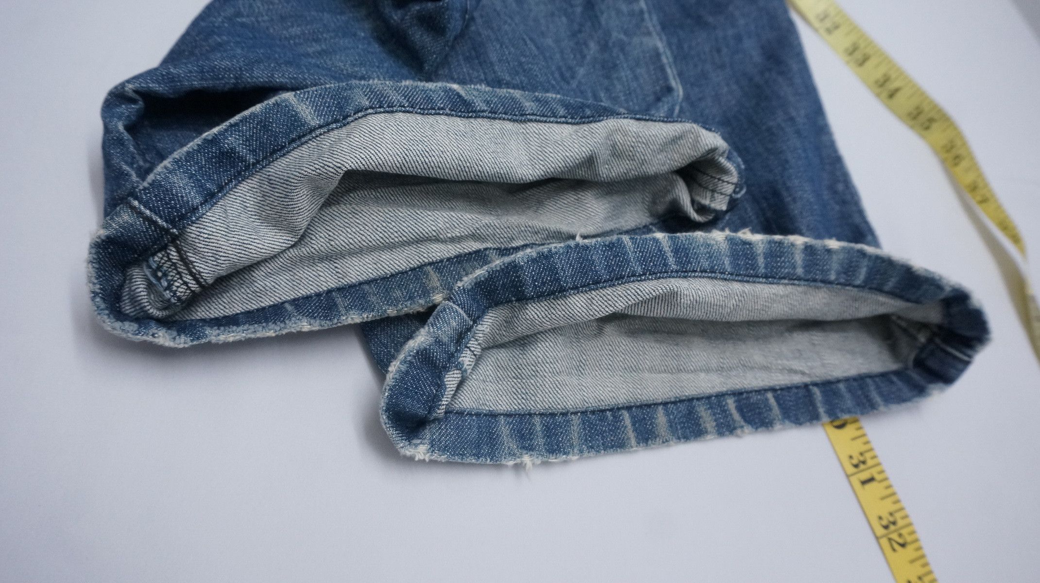 Japanese Brand Vintage Japanese Brand Wide Leg Cargo Jeans Size US 31 - 22 Thumbnail