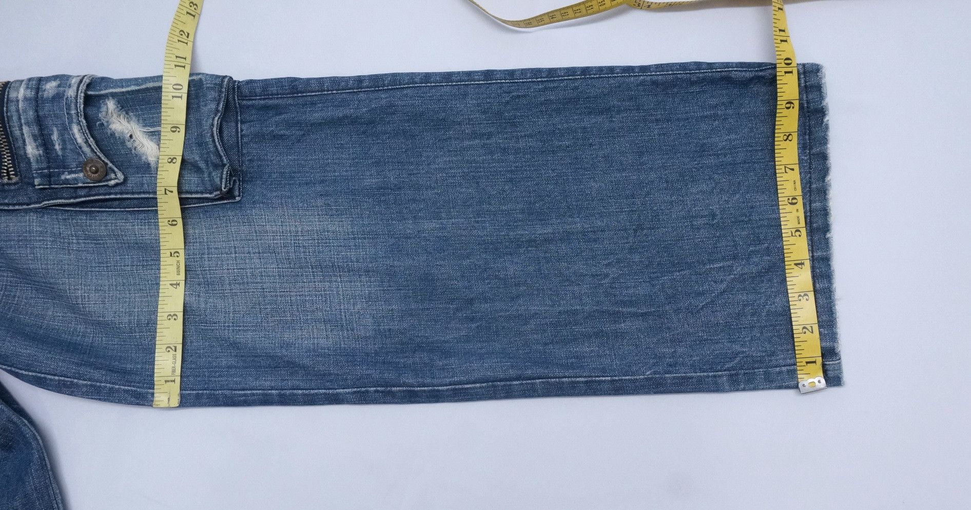 Japanese Brand Vintage Japanese Brand Wide Leg Cargo Jeans Size US 31 - 18 Thumbnail