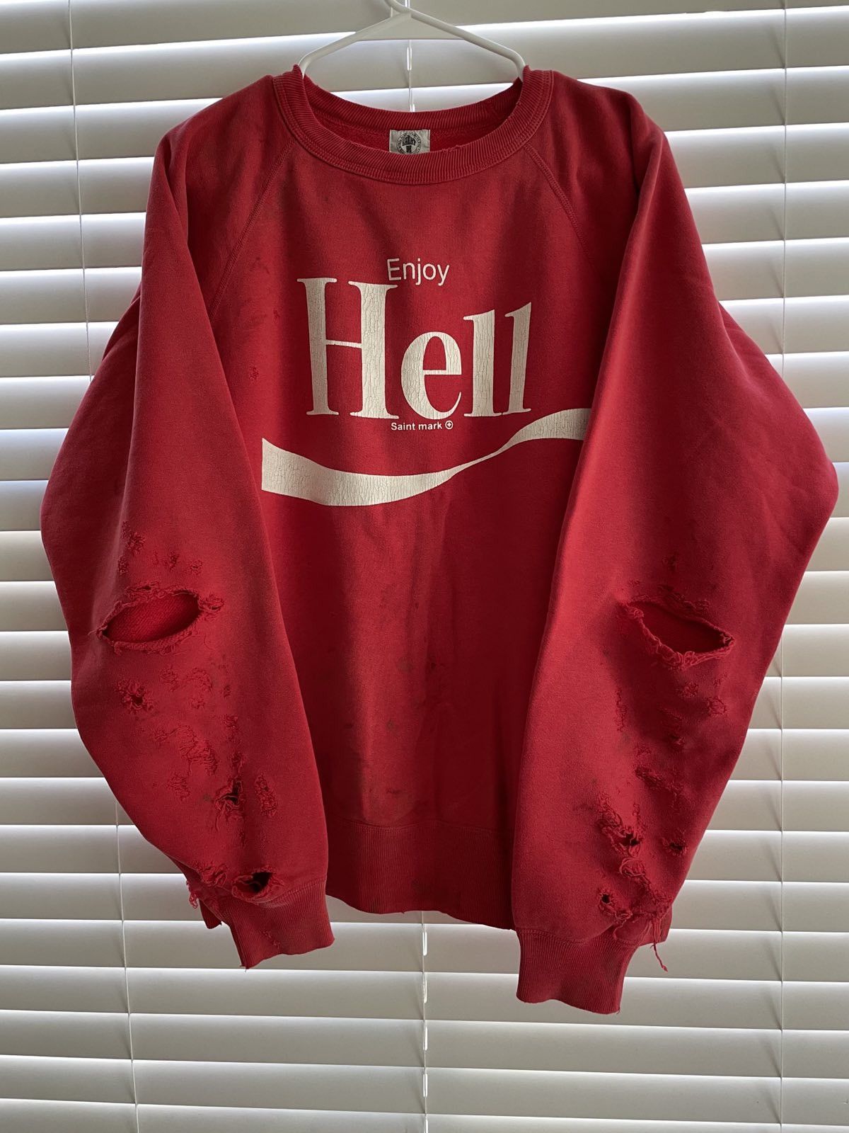 READYMADE × Saint Michael SAINT MICHAEL GO TO HELL SWEATSHIRT 