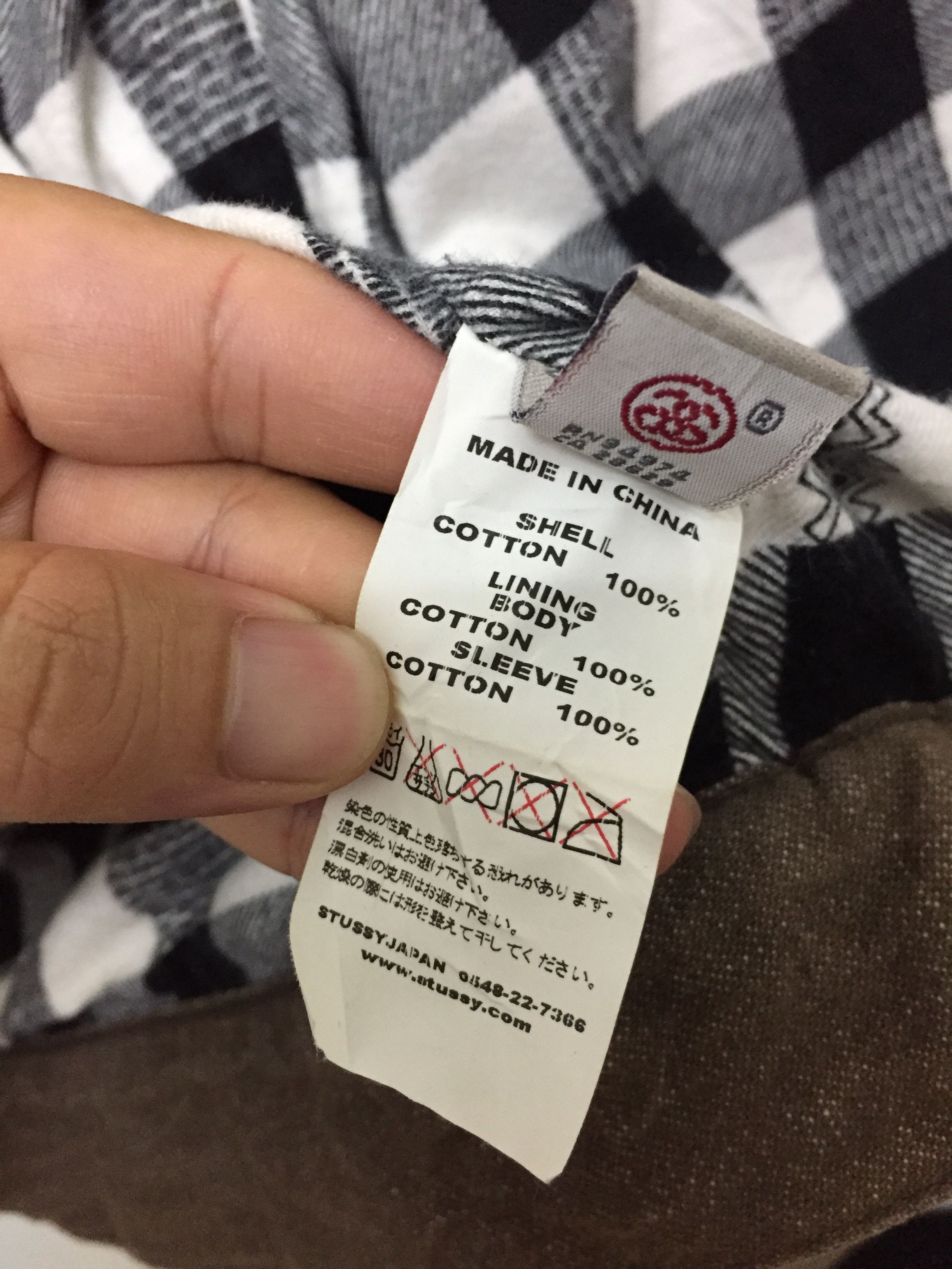 Stussy STUSSY Donut Button Checkerboard lining Worker Size US L / EU 52-54 / 3 - 13 Thumbnail