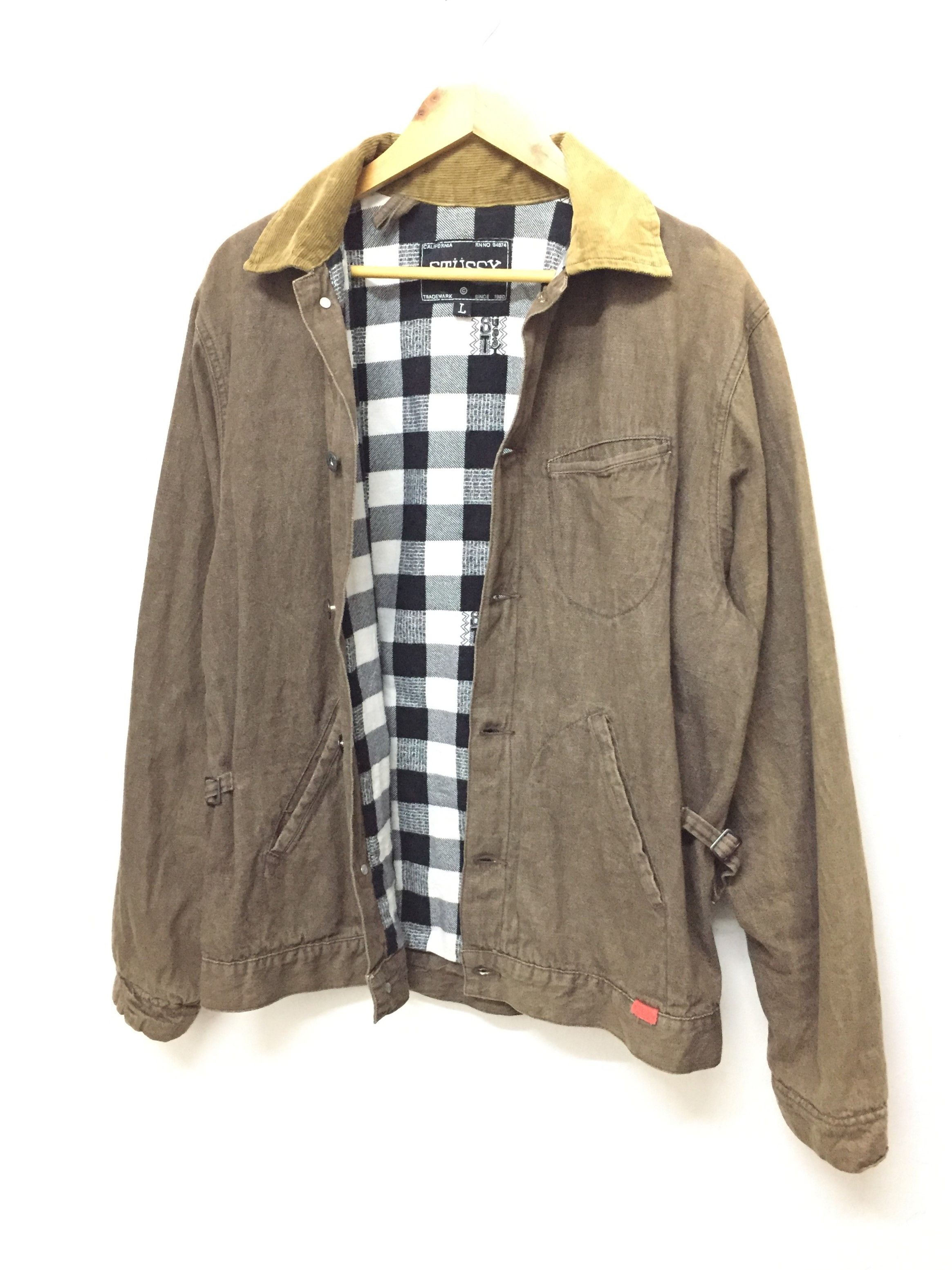 Stussy STUSSY Donut Button Checkerboard lining Worker Size US L / EU 52-54 / 3 - 1 Thumbnail