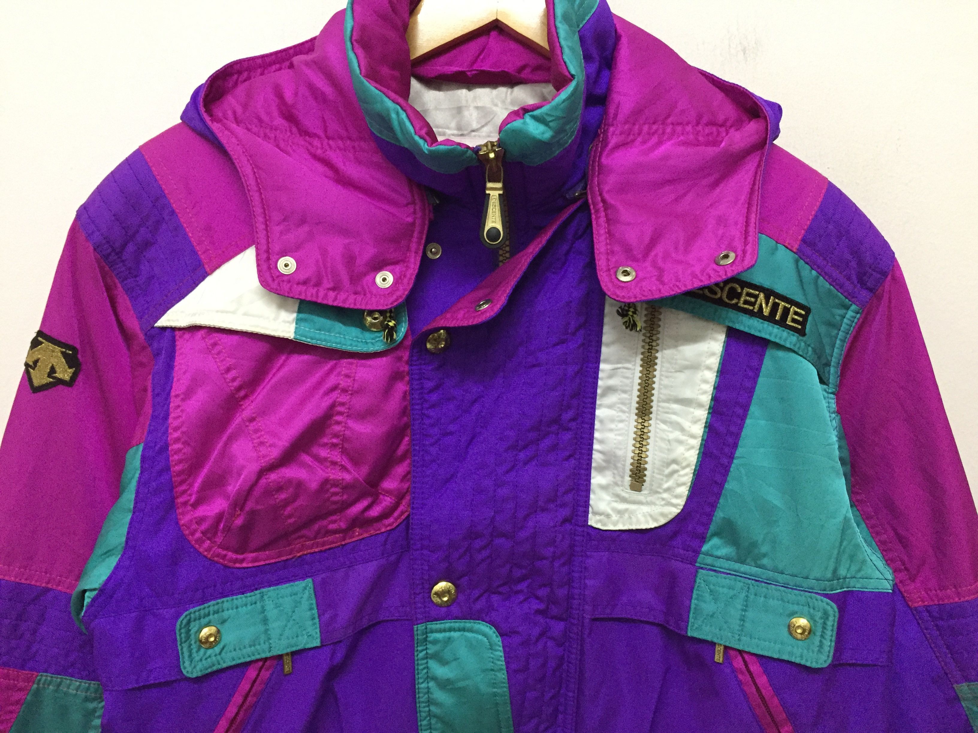 Descente 90's DESCENTE multicolor ski jacket Size US M / EU 48-50 / 2 - 3 Thumbnail