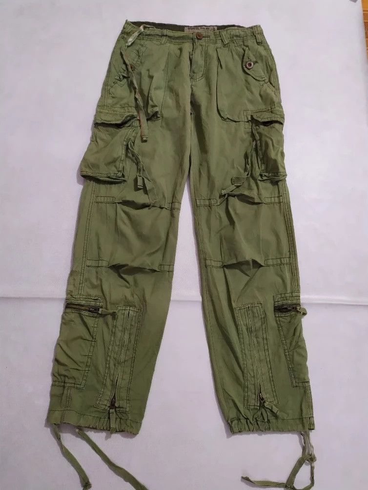Japanese Brand 🔥Rare Hayata Kalan Multipocket Tactical Cargo Pants Size US 29 - 7 Thumbnail