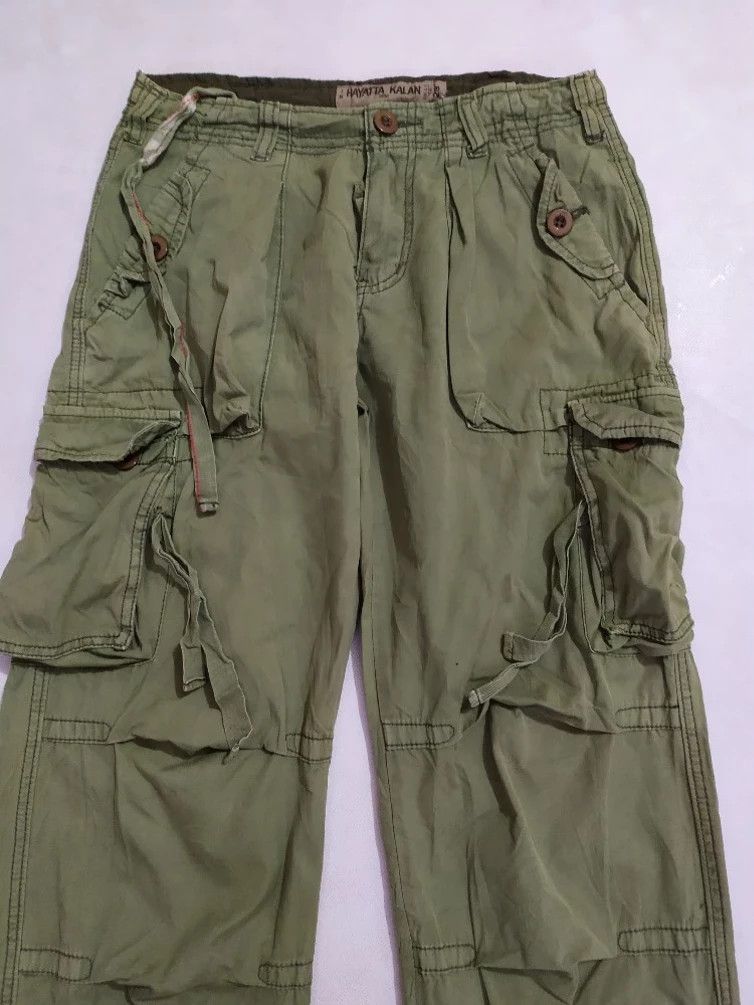 Japanese Brand 🔥Rare Hayata Kalan Multipocket Tactical Cargo Pants Size US 29 - 8 Thumbnail