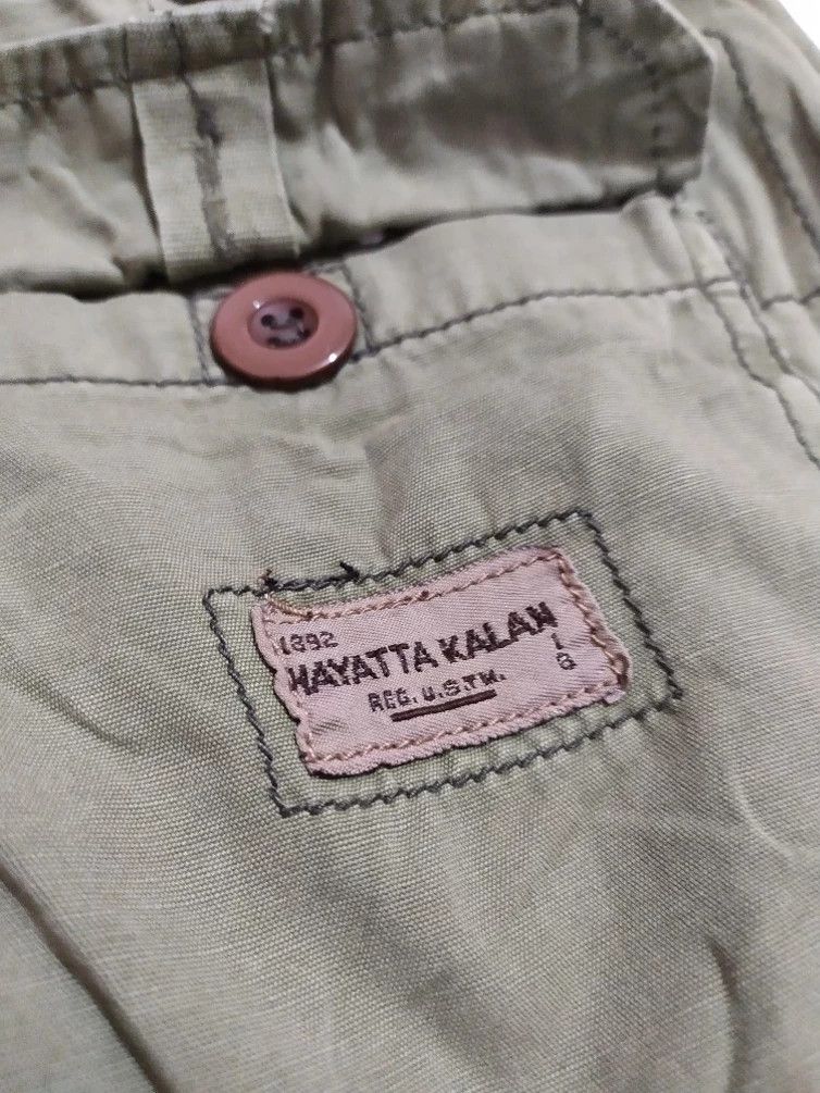 Japanese Brand 🔥Rare Hayata Kalan Multipocket Tactical Cargo Pants Size US 29 - 14 Thumbnail