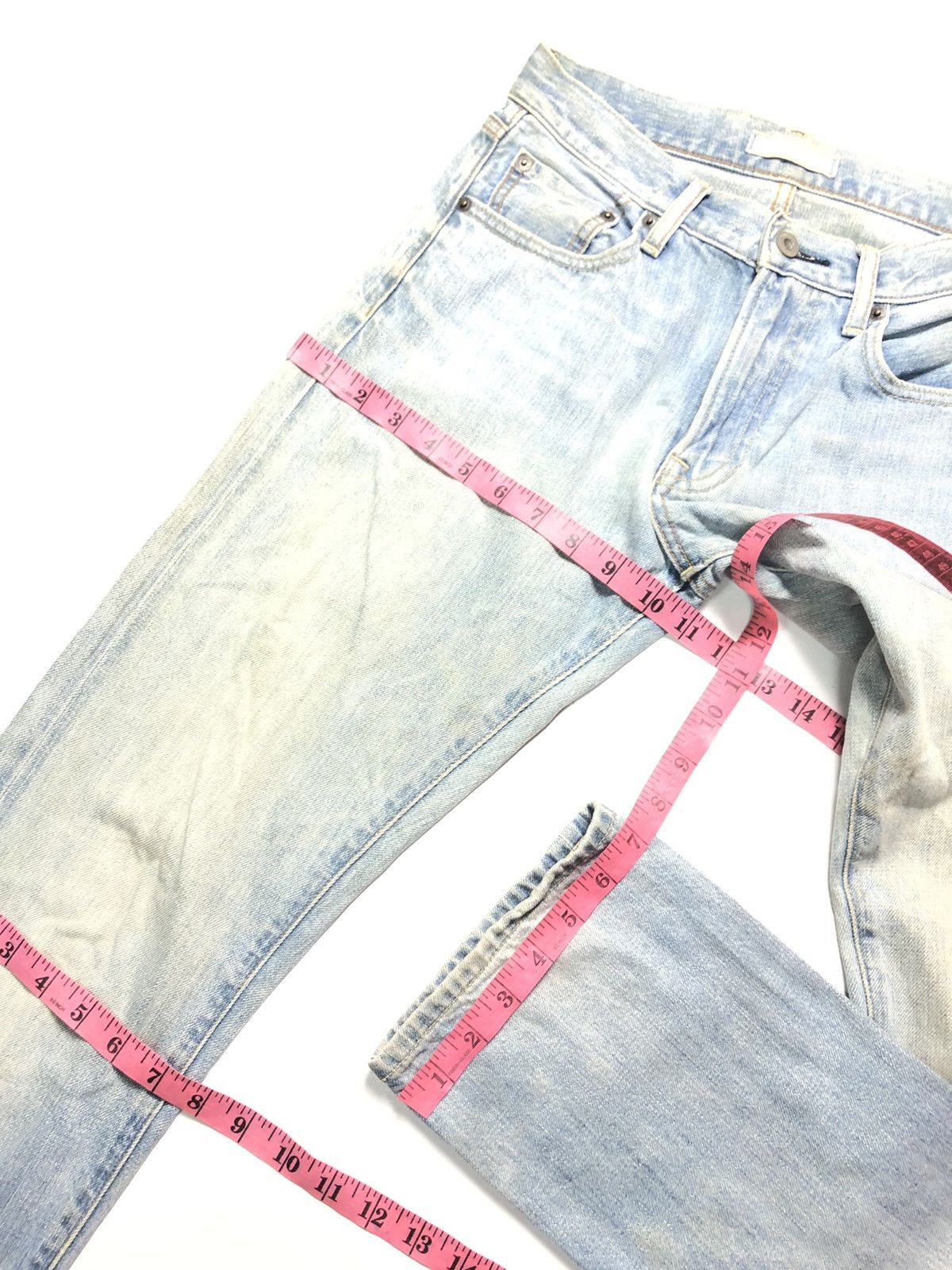Uniqlo × Vintage VINTAGE UNIQLO SELVEDGE REGULAR STRAIGHT BLUE WASH DENIM Size US 28 / EU 44 - 15 Thumbnail