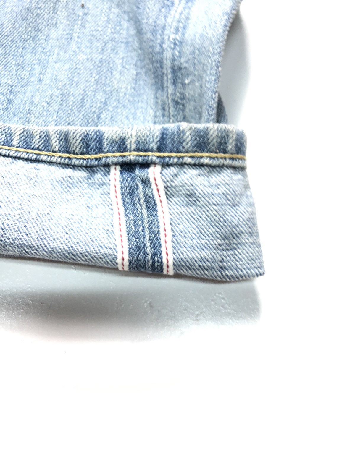 Uniqlo × Vintage VINTAGE UNIQLO SELVEDGE REGULAR STRAIGHT BLUE WASH DENIM Size US 28 / EU 44 - 3 Thumbnail