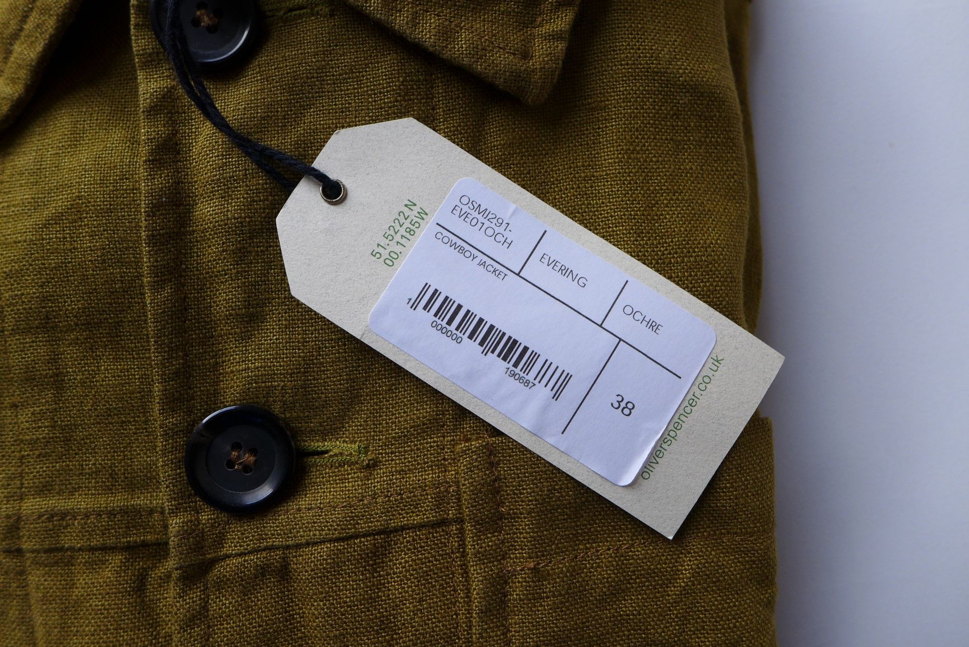 Oliver Spencer Oliver Spencer Cowboy Jacket - Evering Ochre Size US S / EU 44-46 / 1 - 8 Thumbnail