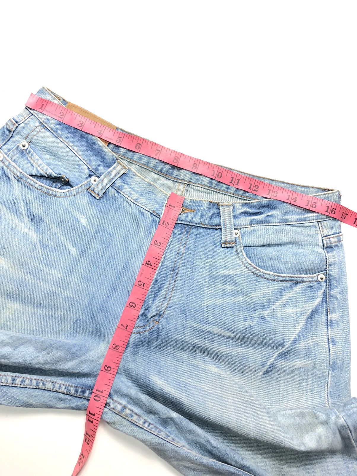 Japanese Brand RETRO GIRL DISTRESSED DENIM JAPAN 🇯🇵 Size US 32 / EU 48 - 12 Thumbnail