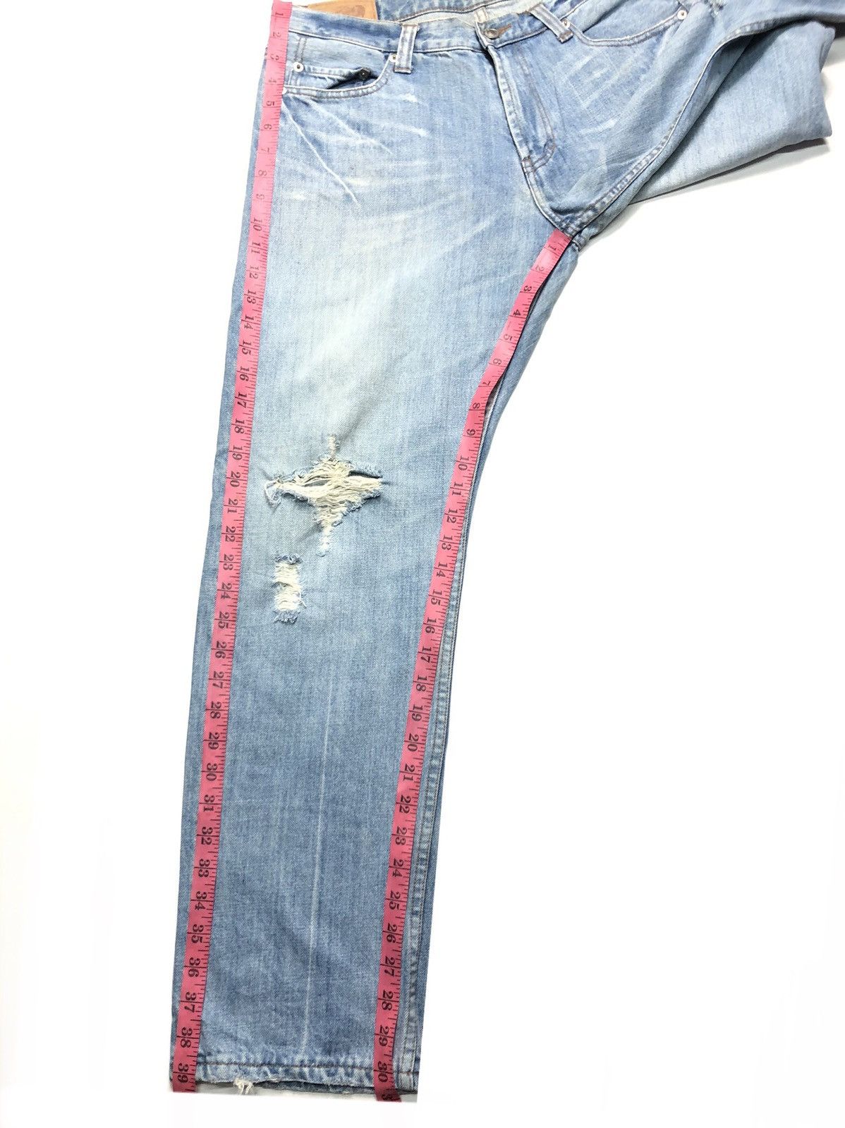 Japanese Brand RETRO GIRL DISTRESSED DENIM JAPAN 🇯🇵 Size US 32 / EU 48 - 13 Thumbnail