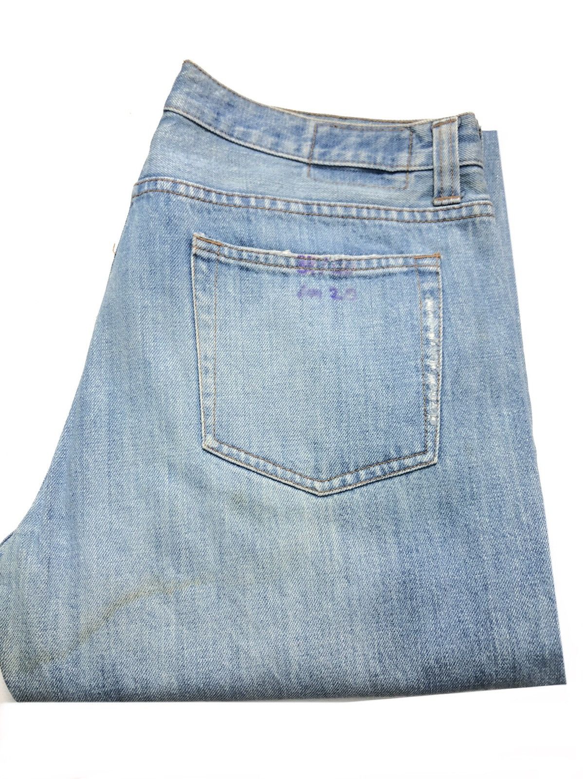 Japanese Brand RETRO GIRL DISTRESSED DENIM JAPAN 🇯🇵 Size US 32 / EU 48 - 15 Thumbnail